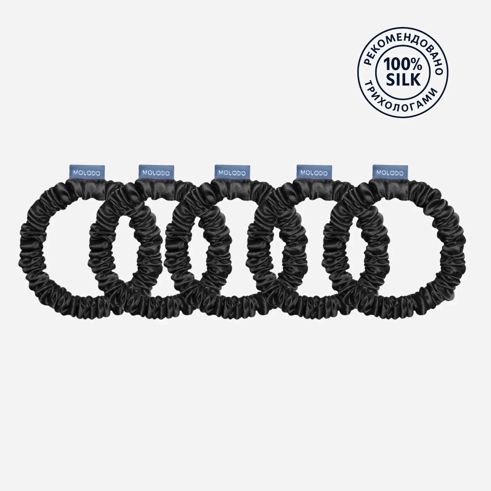 Scrunchies S Set - Black