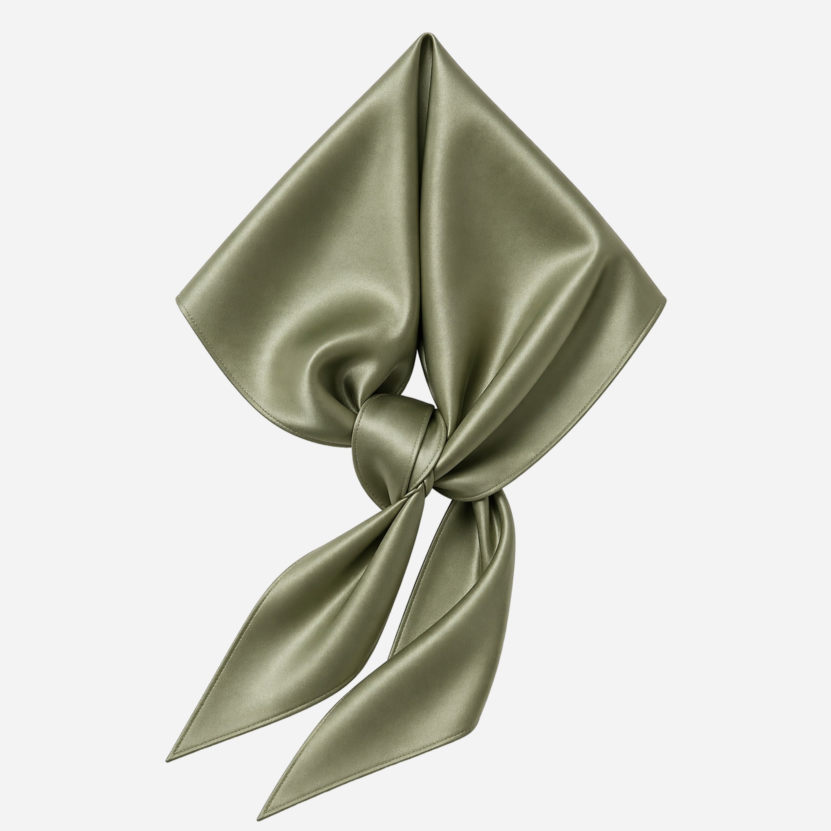 Pure Silk Scarf - Forest Moss