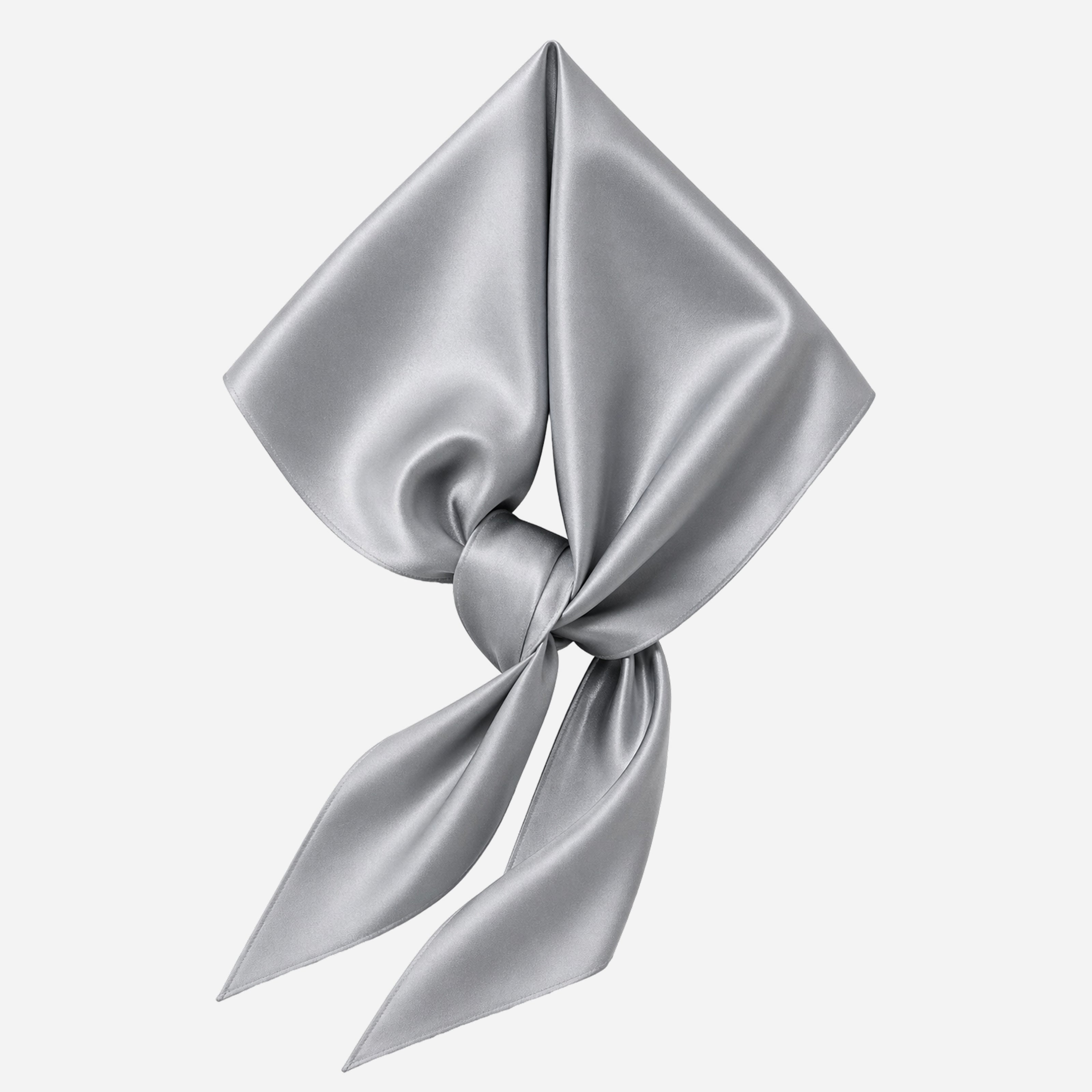 Pure Silk Scarf - Stone Grey