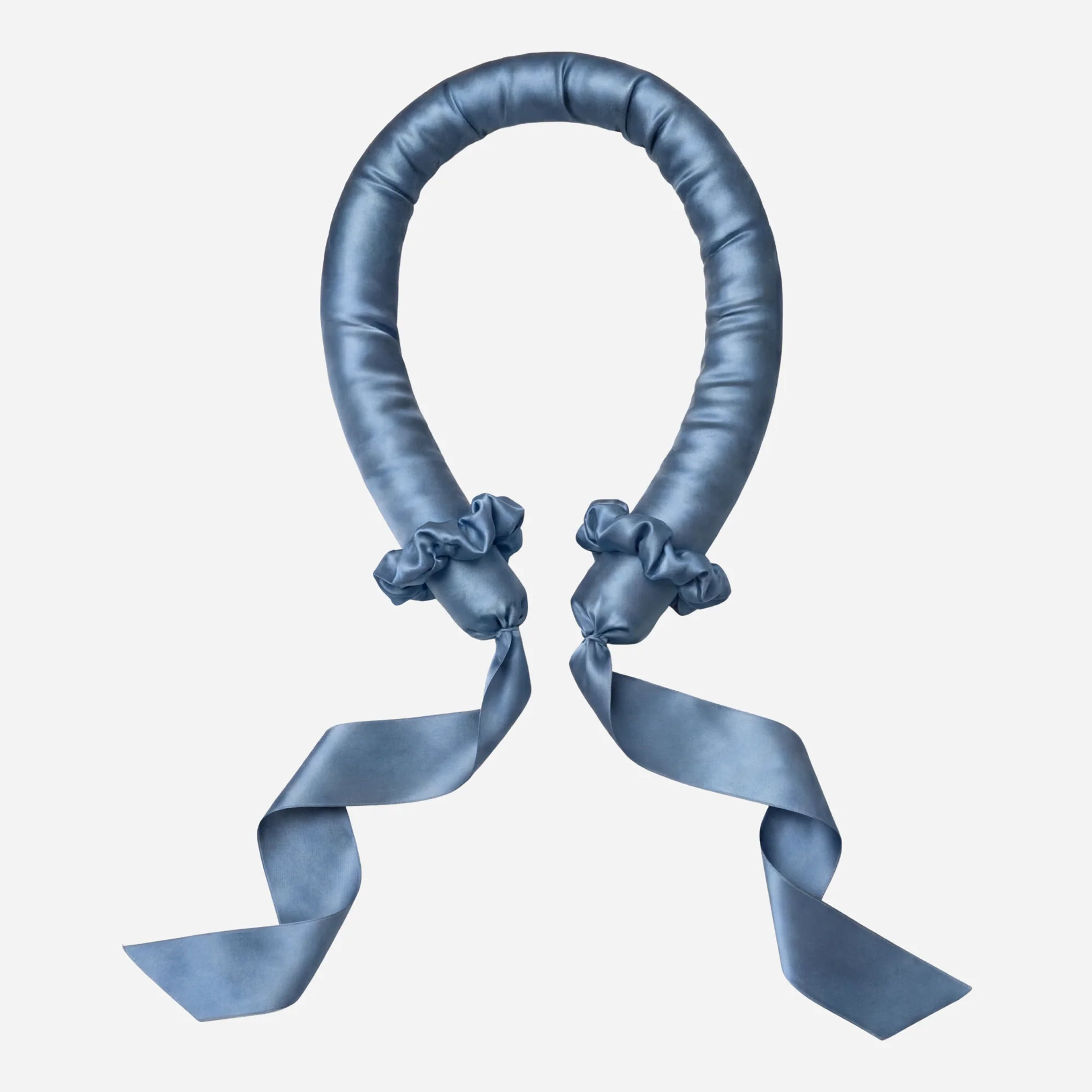 100% Silk Soft Heatless Hair Curlers with ribbons