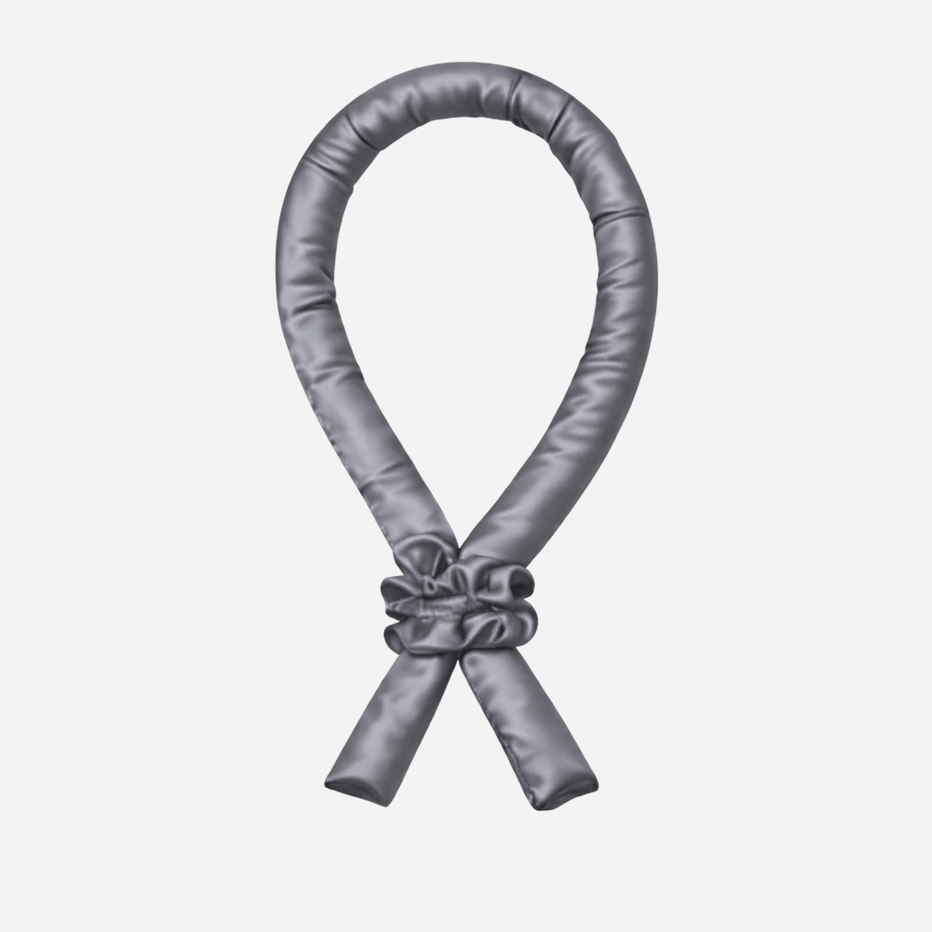 100% Silk Soft Heatless Hair Curlers - Stone Grey