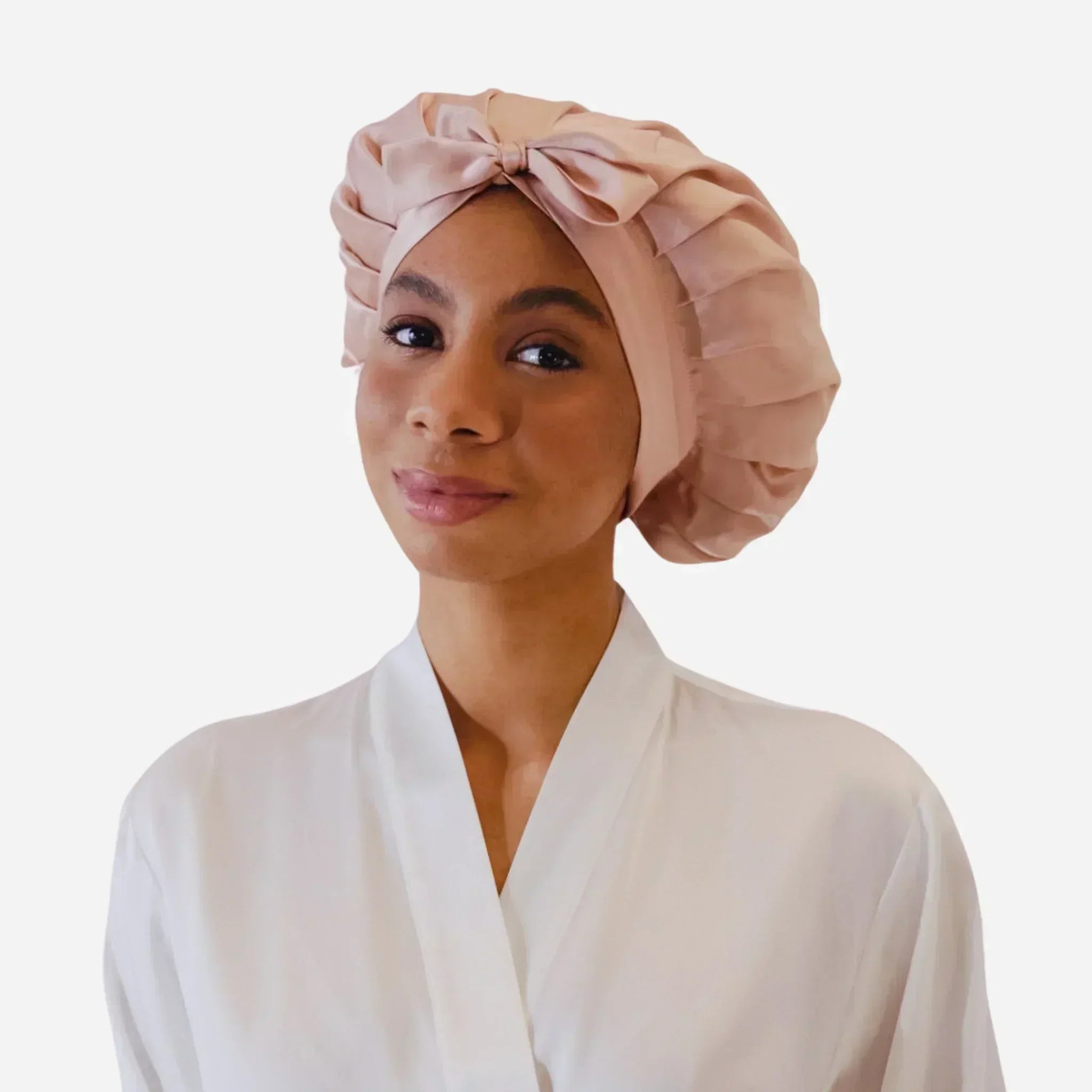 Silk Night Cap - Plum