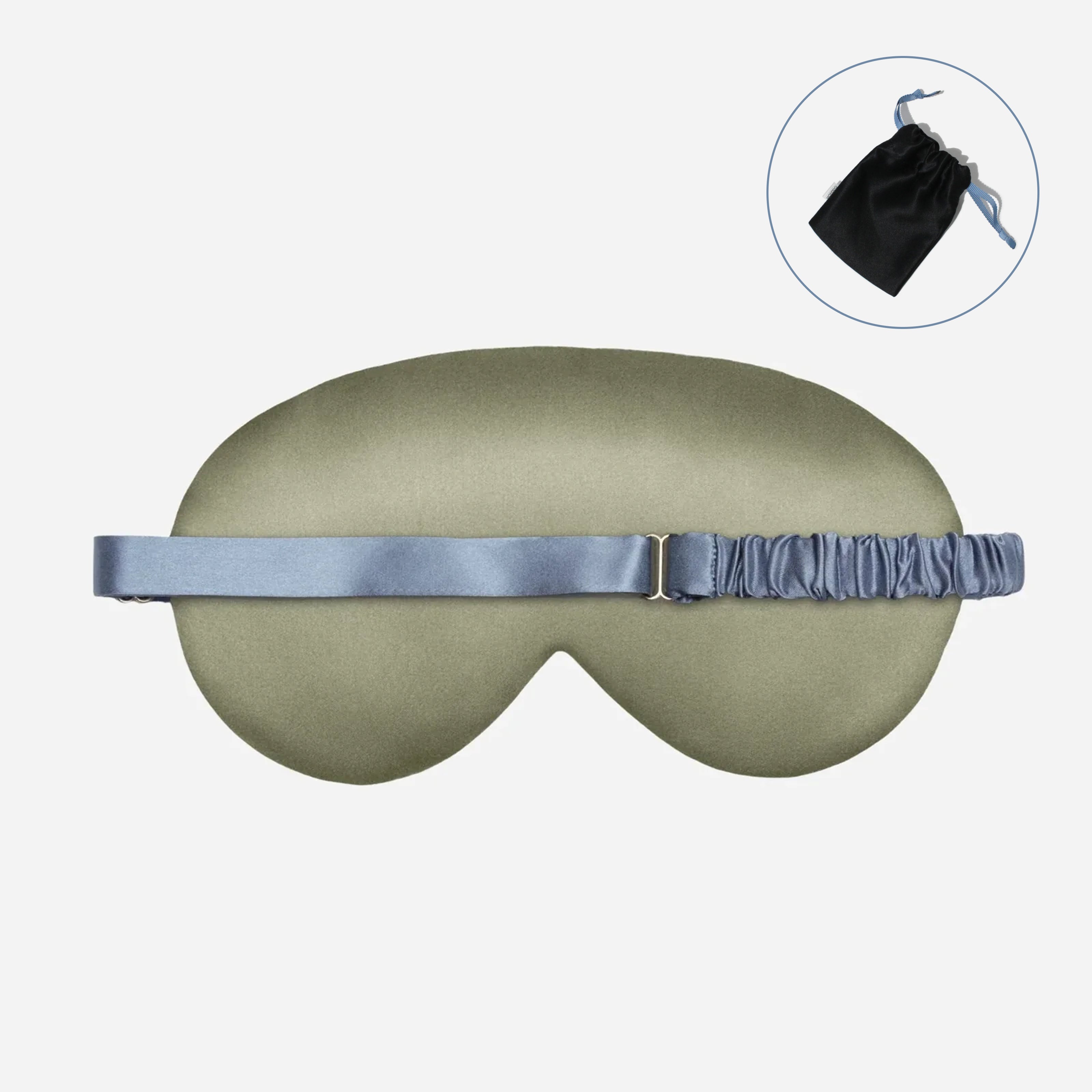 Silk Sleep Mask - Forest Moss