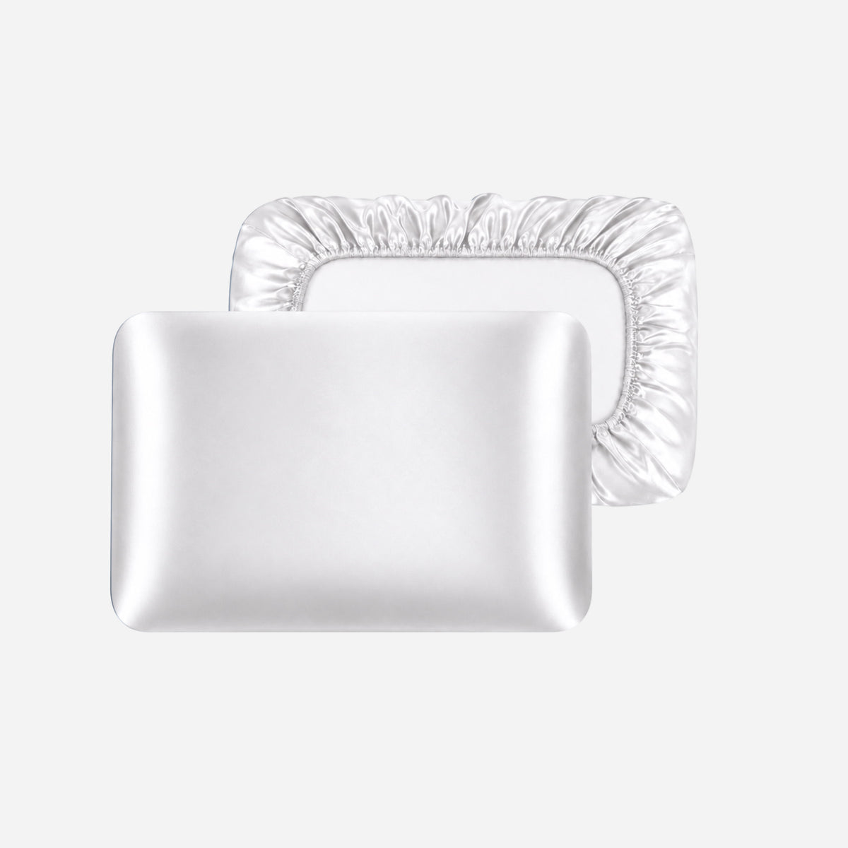 Travel Pillowcase with Elastic Band - Off White