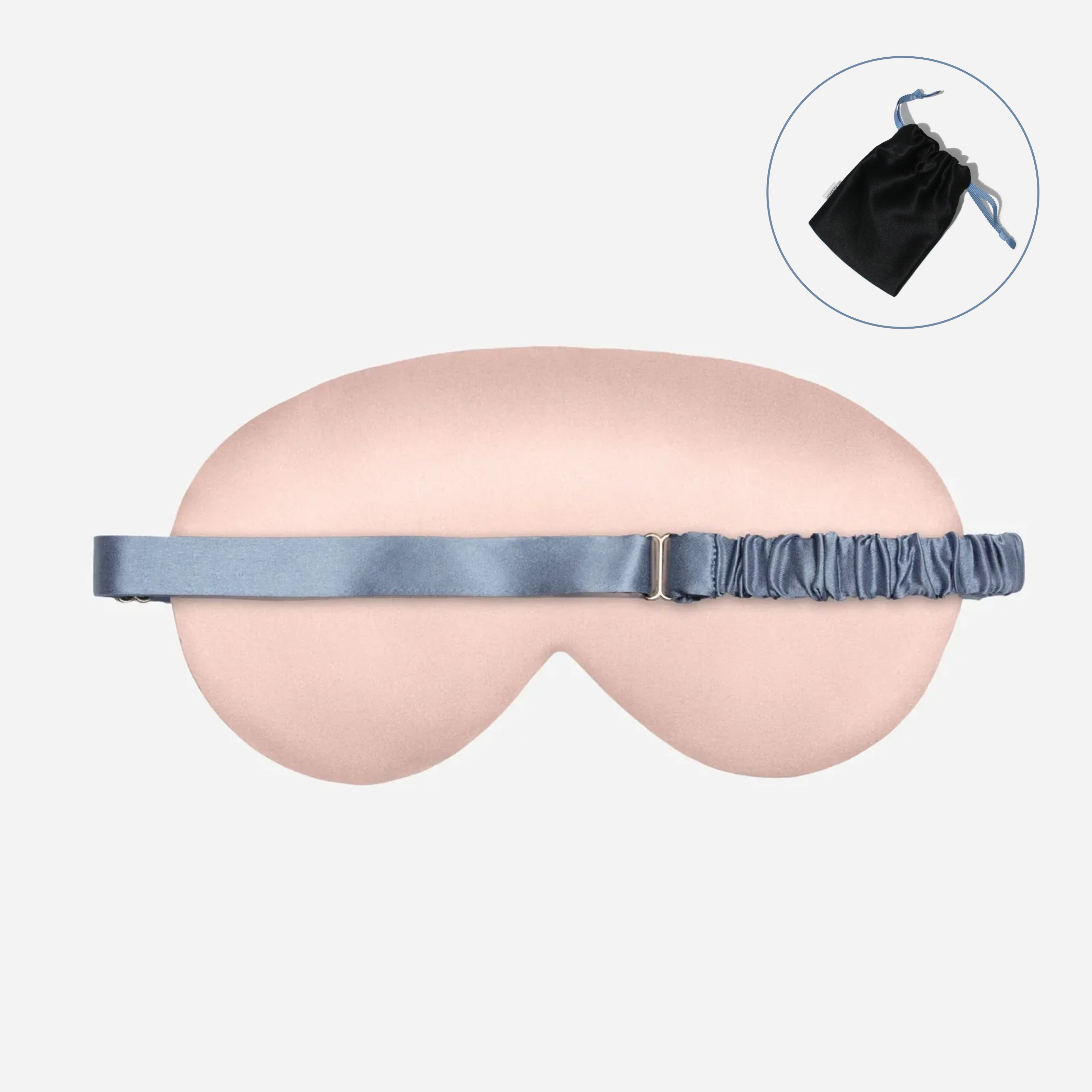 Silk Sleep Mask - Powder Pink