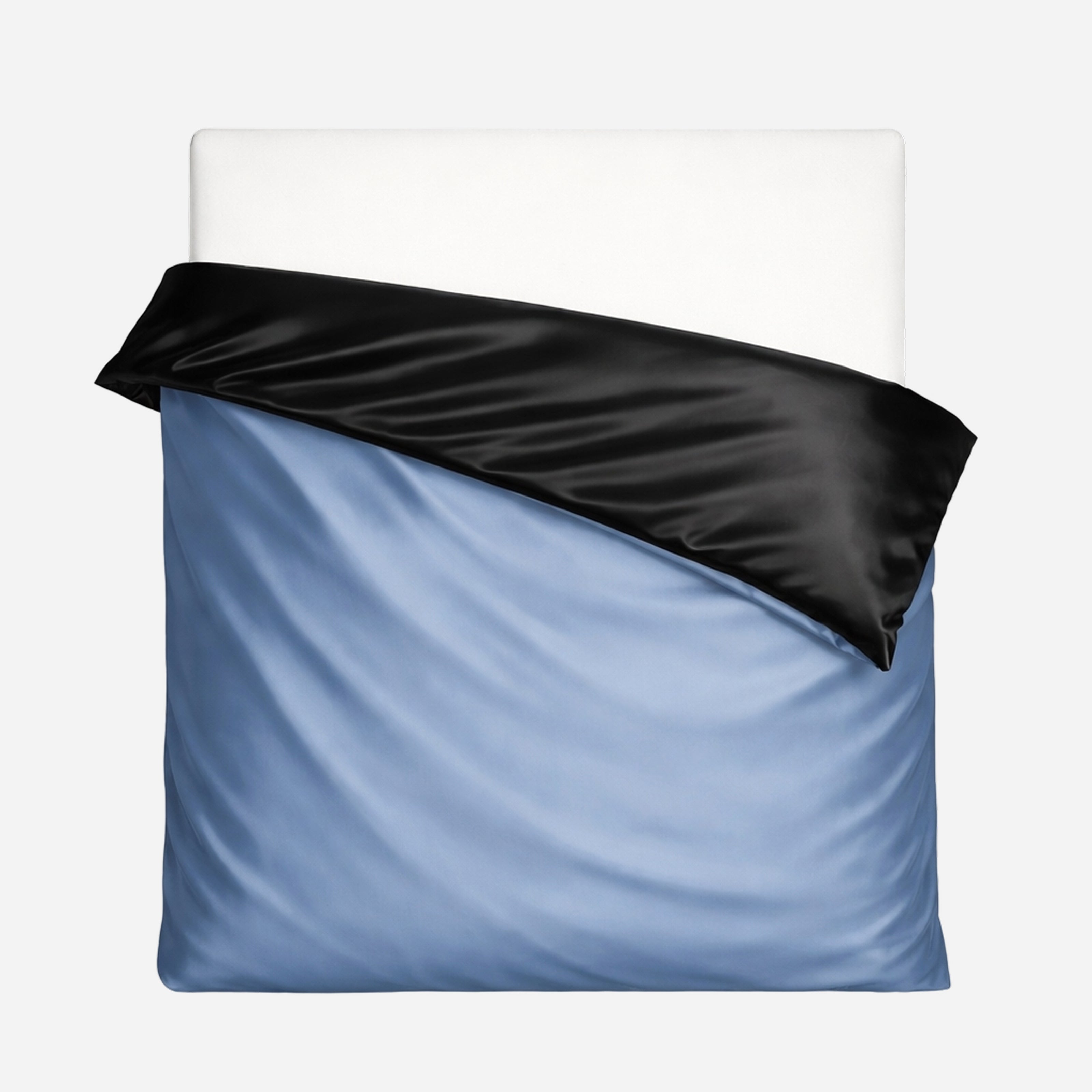 Комплект постільної білизни Шовк-Сатин - Чорний