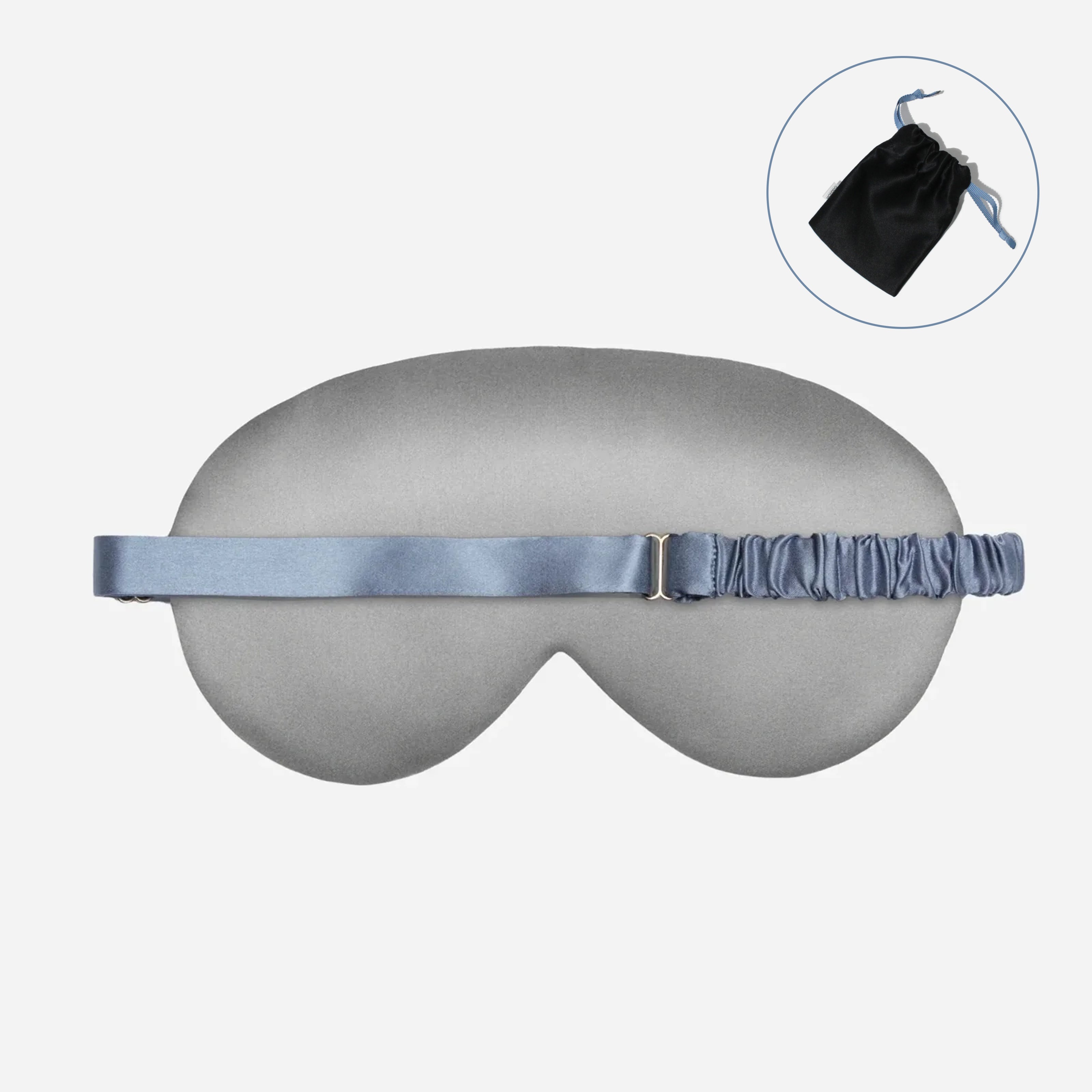 Silk Sleep Mask - Stone Grey