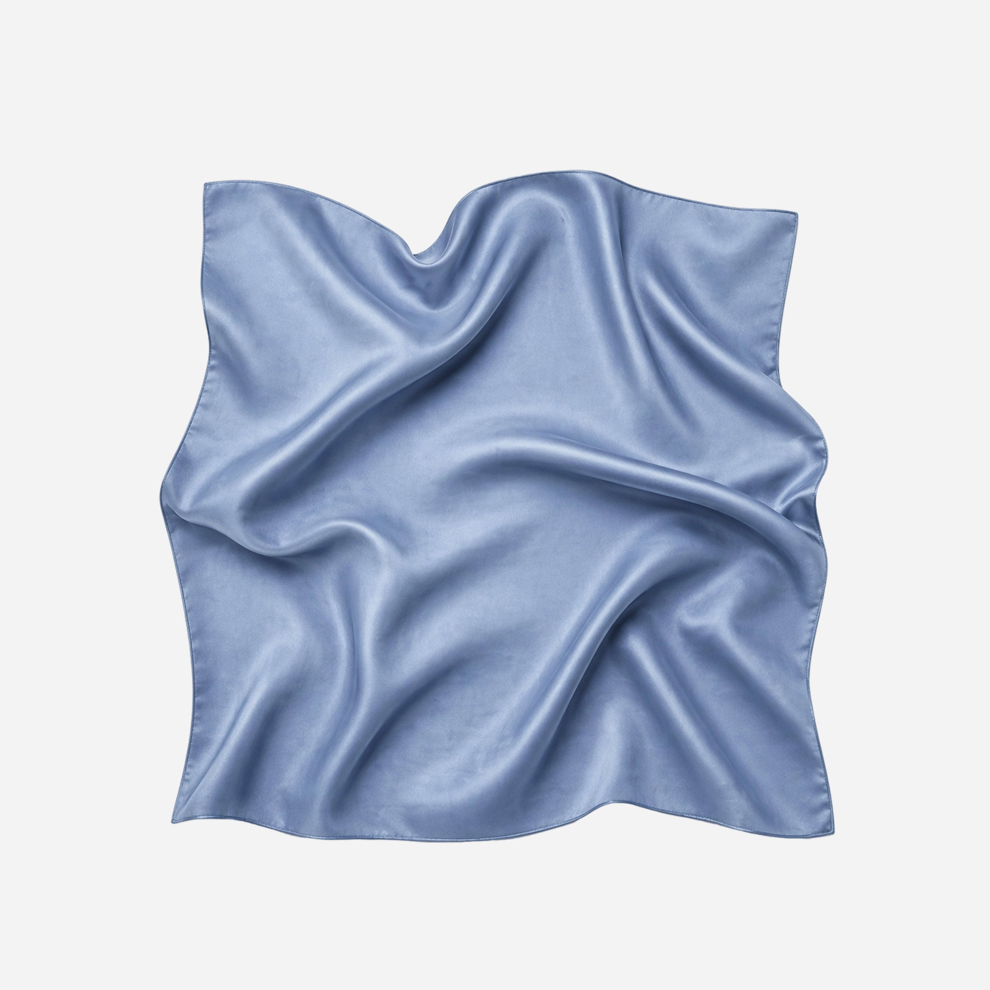 Pure Silk Scarf - MOLODO Blue