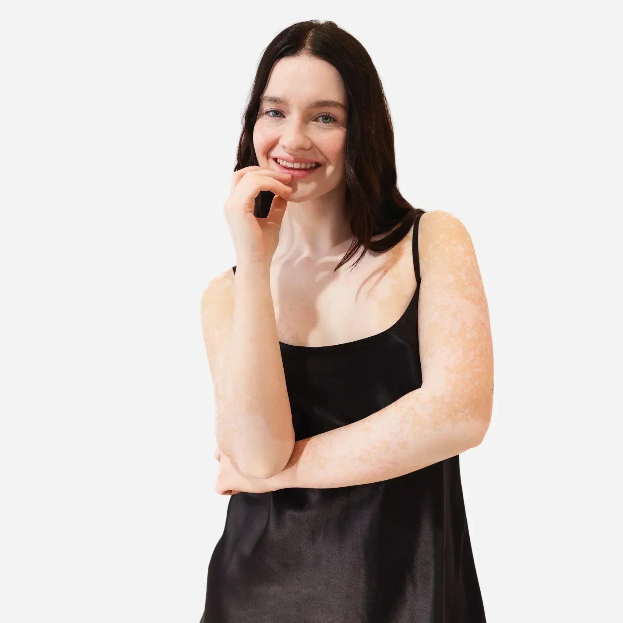 Silk nightdress VIRA - MOLODO Blue