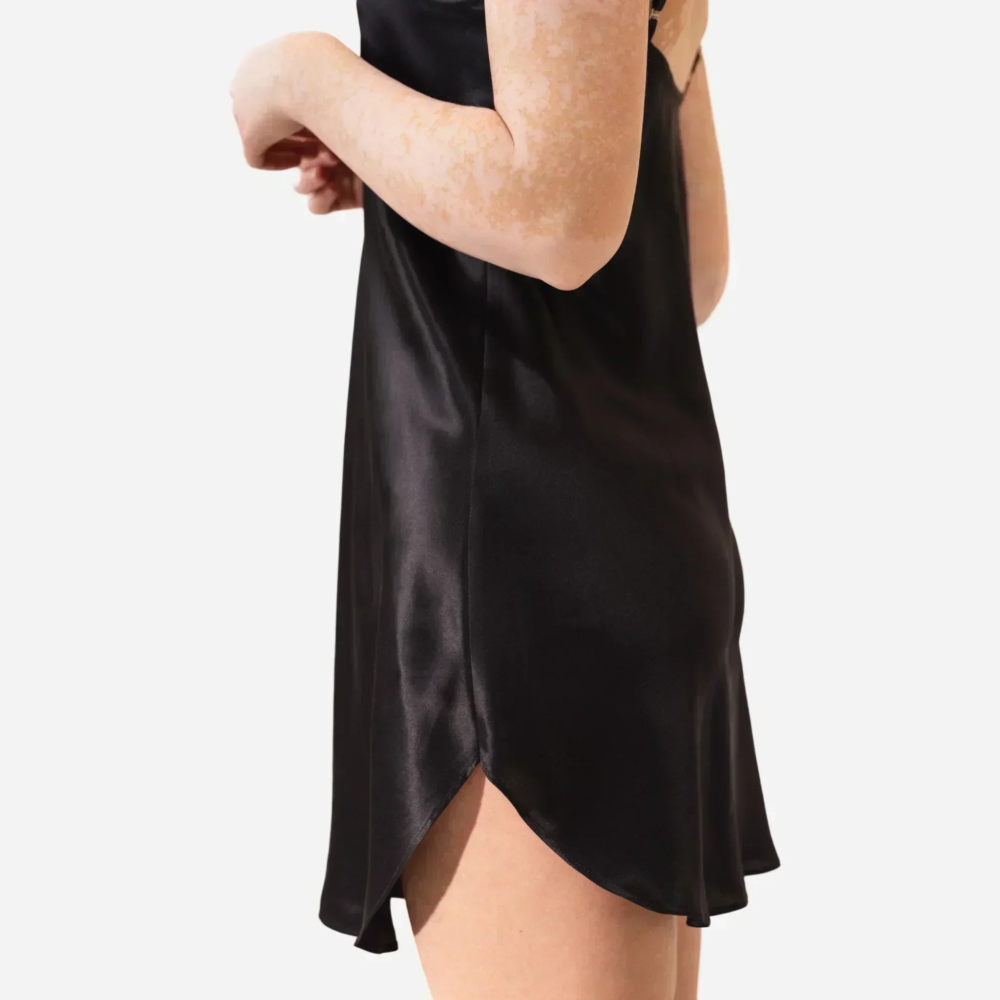 Silk nightdress VIRA - MOLODO Blue