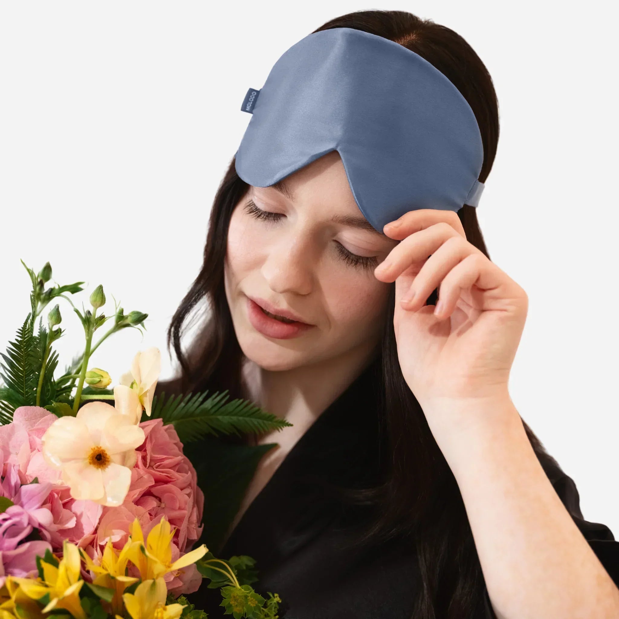 Silk Sleep Mask - MOLODO Blue