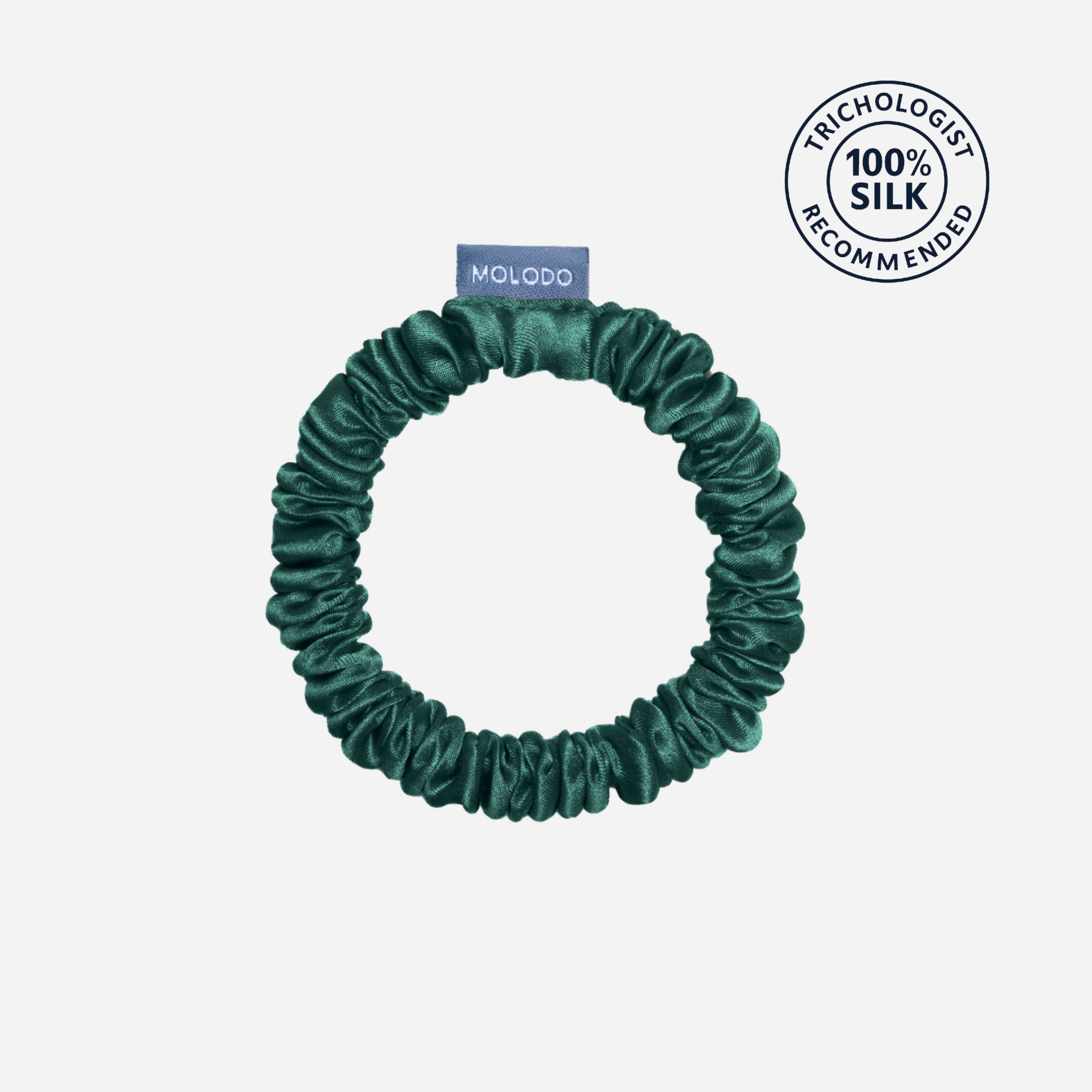 Silk Scrunchie S - EVERGREEN