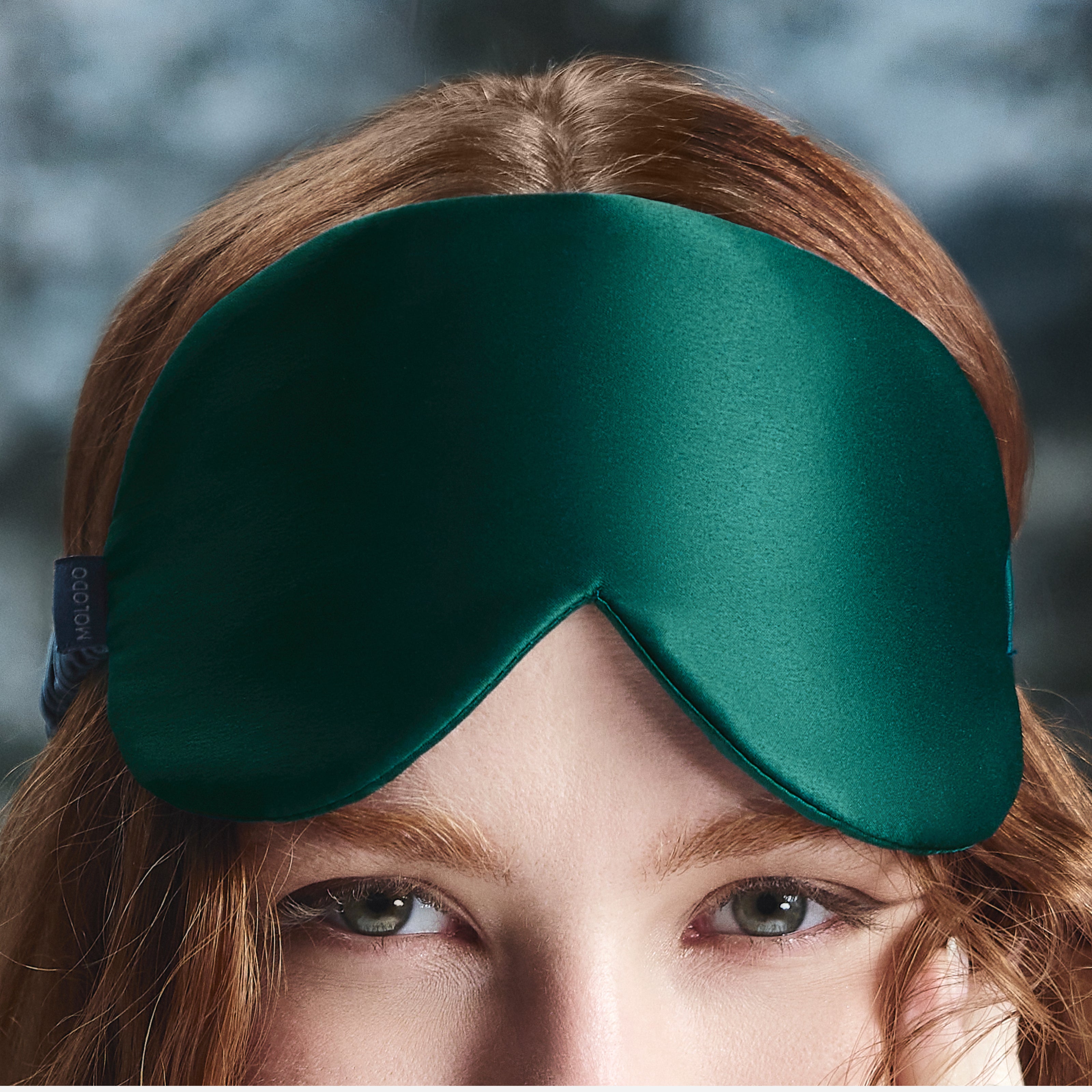 Silk Sleep Mask - EVERGREEN