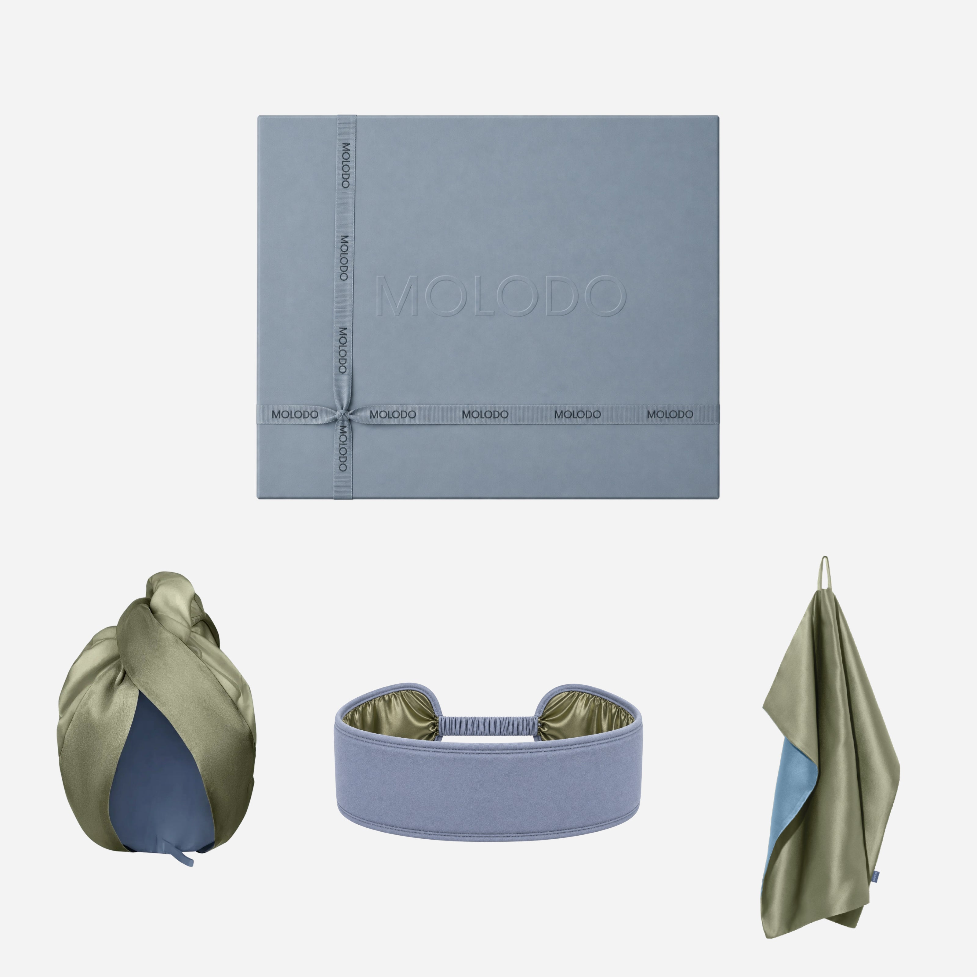 Silk Set "Morning Ritual" - Forest Moss
