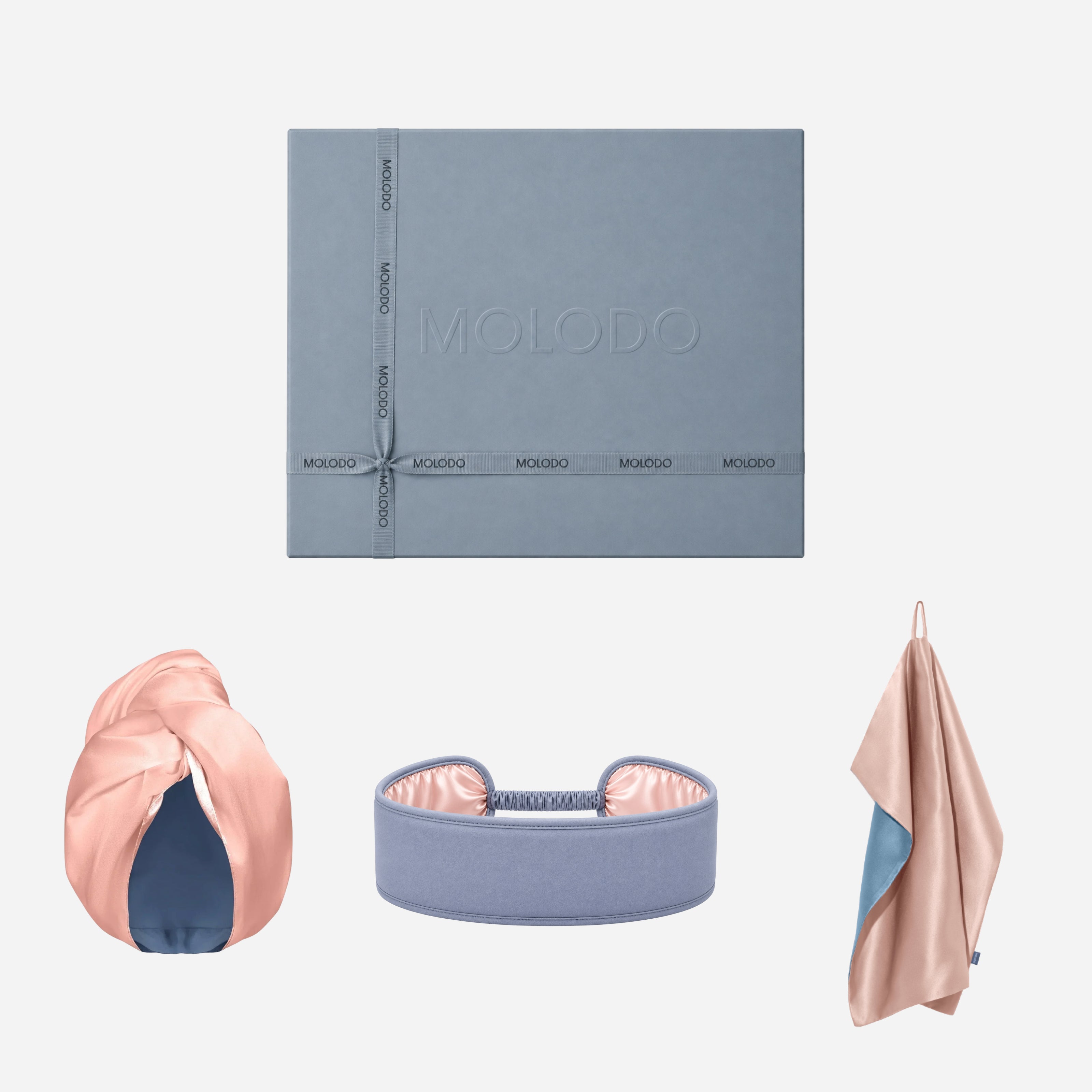 Silk Set "Morning Ritual" - Powder Pink