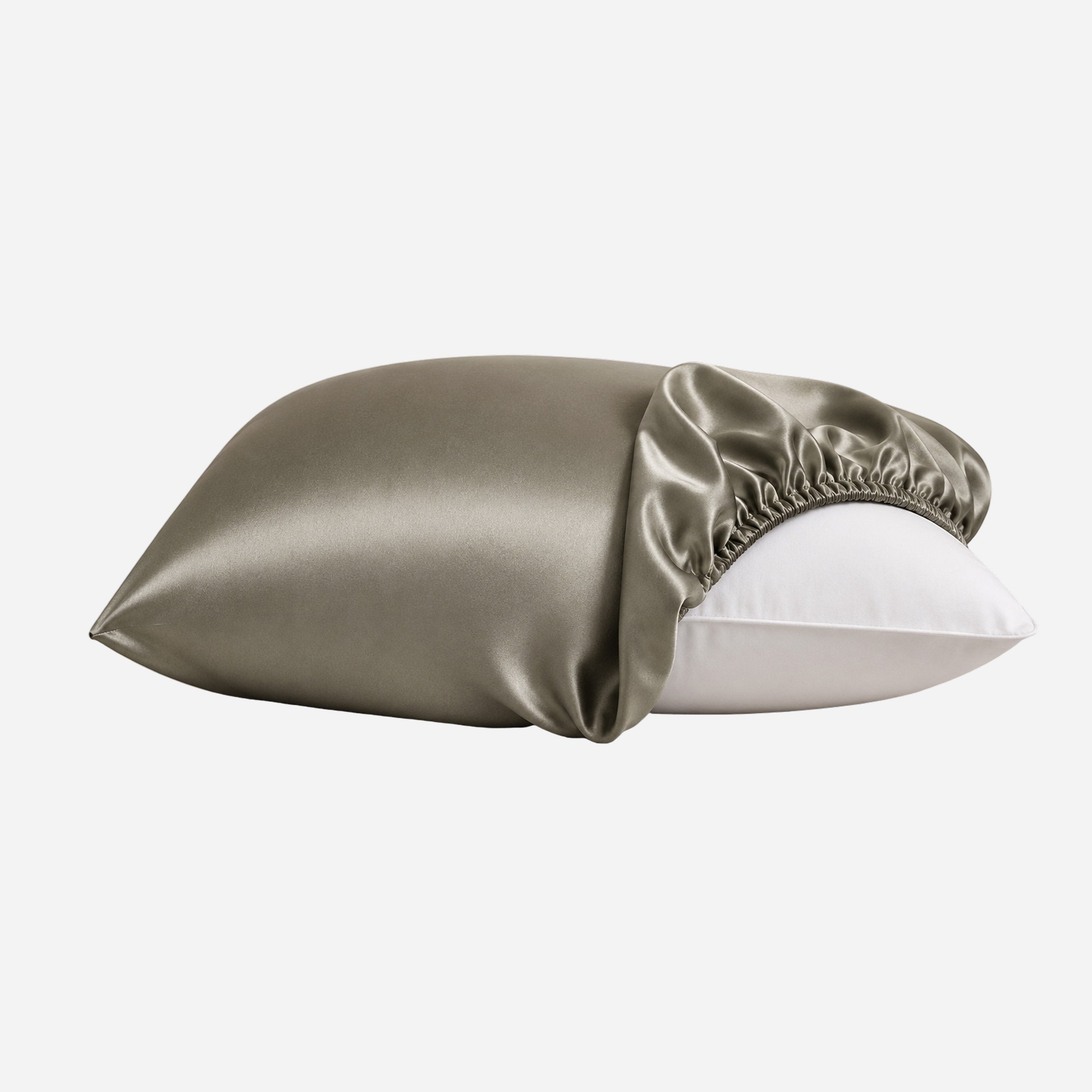 Travel Pillowcase with Elastic Band - Forest Moss