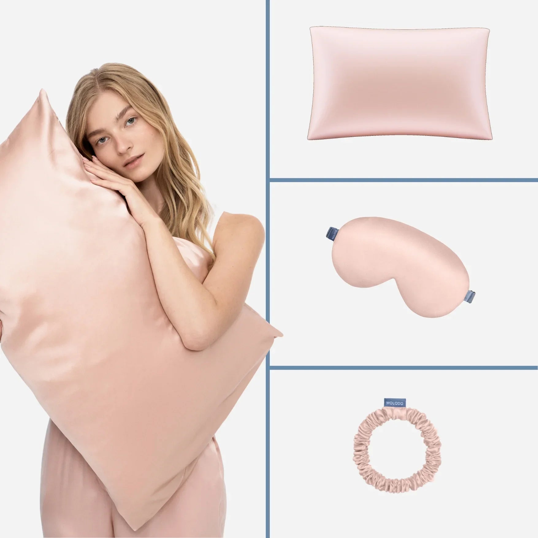 Set to Improve Your Sleep: 100% Silk Pillowcase and Sleep Mask
