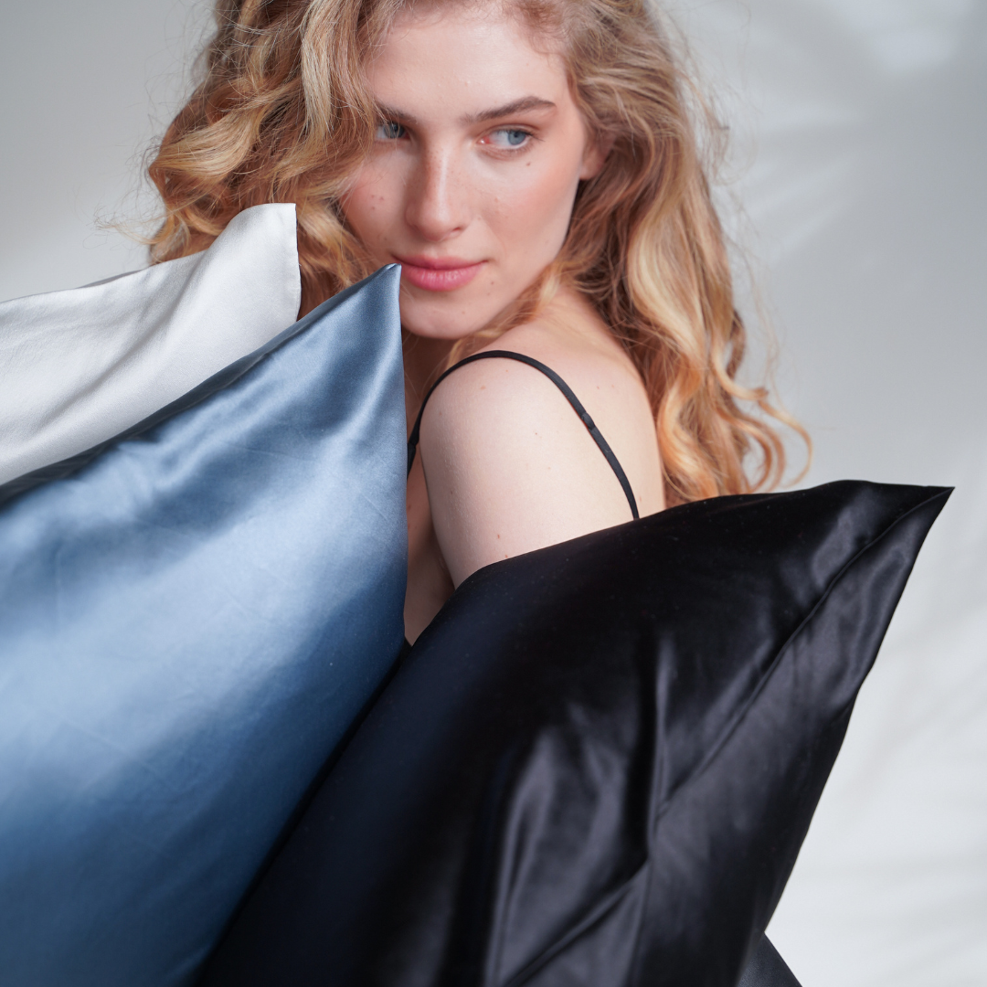 100% Silk Pillowcase - Black