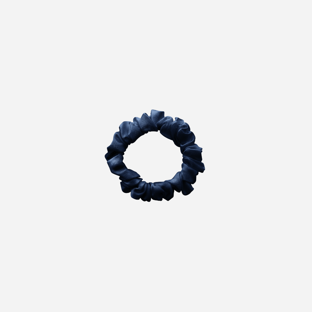 Scrunchie jedwabne Red Elegance - mini