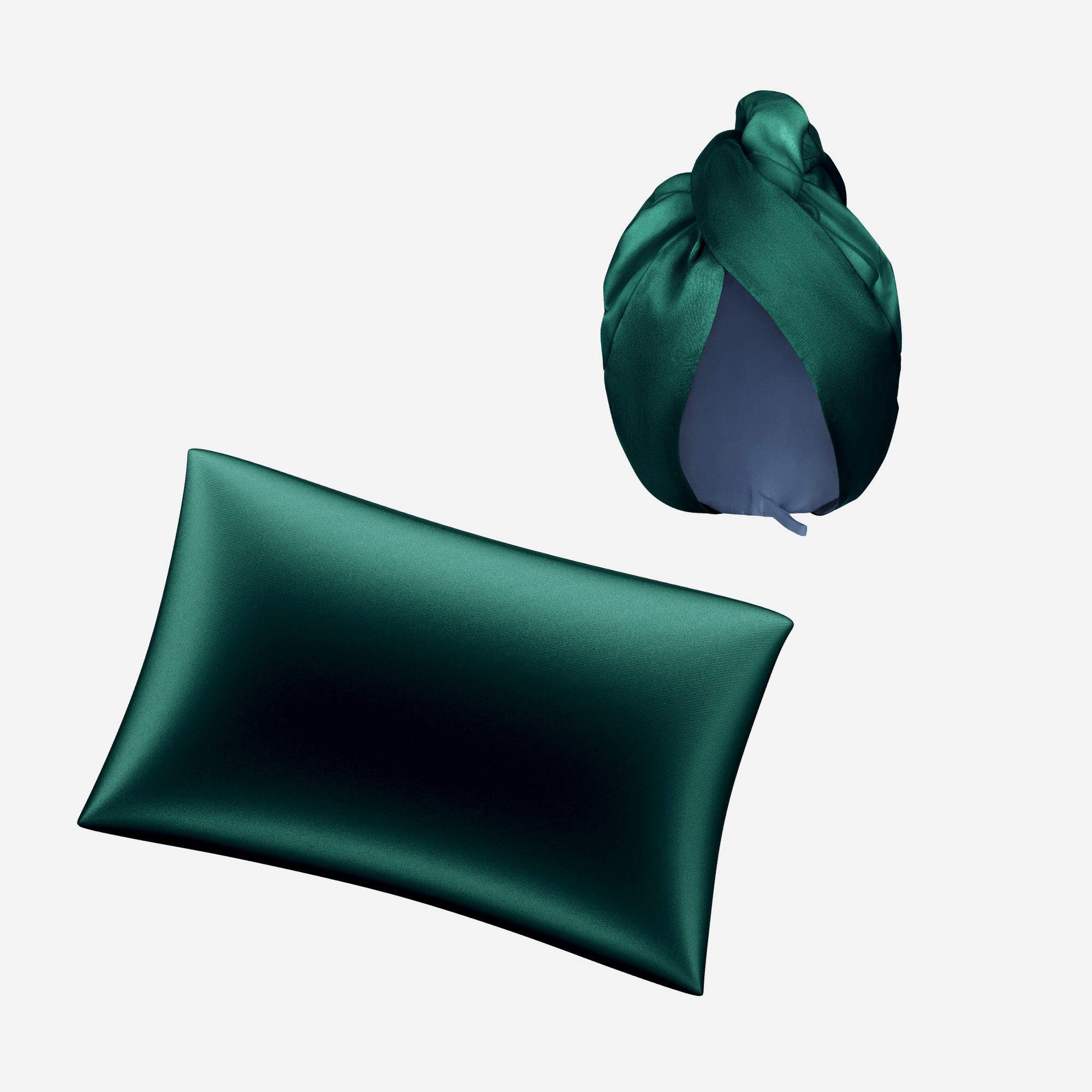 Silk for Hair Set - EVERGREEN