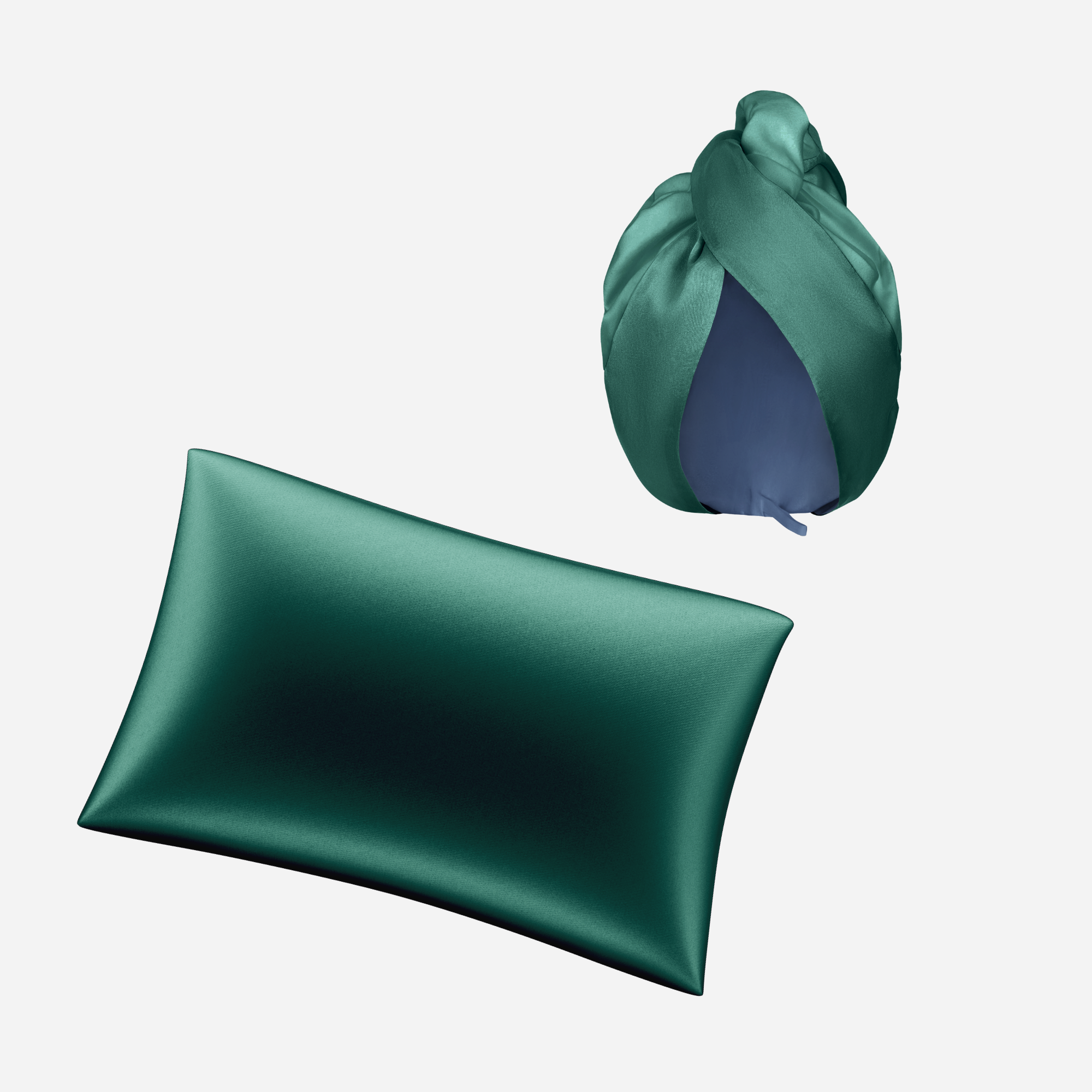 Silk for Hair Set - EVERGREEN