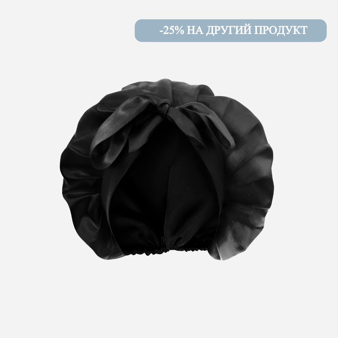 Silk Night Cap - Black