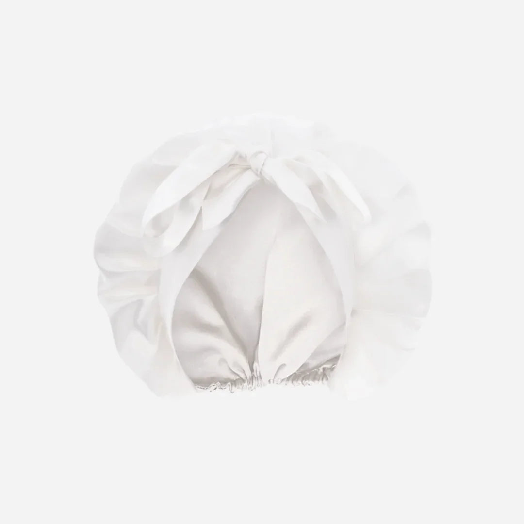 Silk Night Cap - Off White