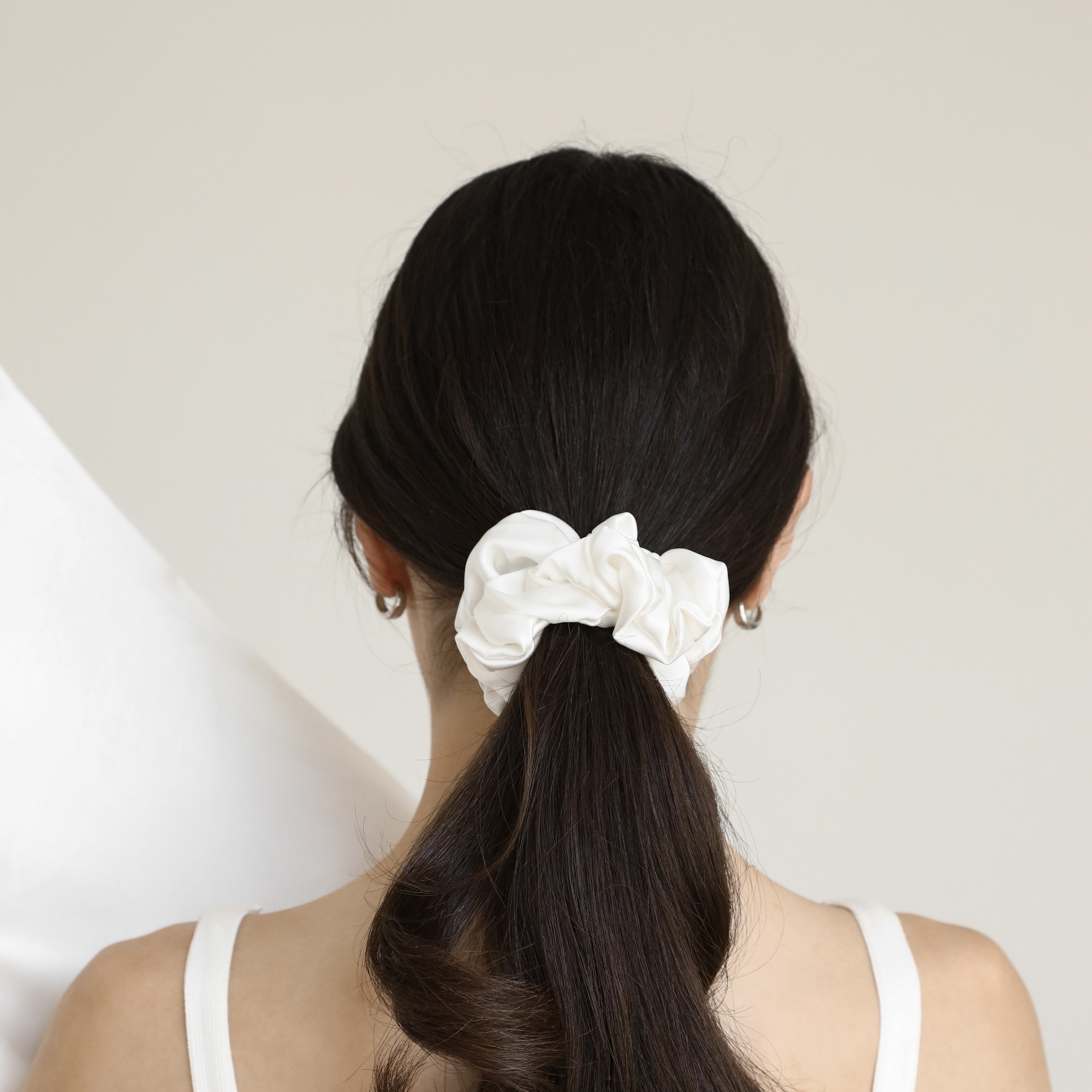 Silk Scrunchie MAXI - Off White