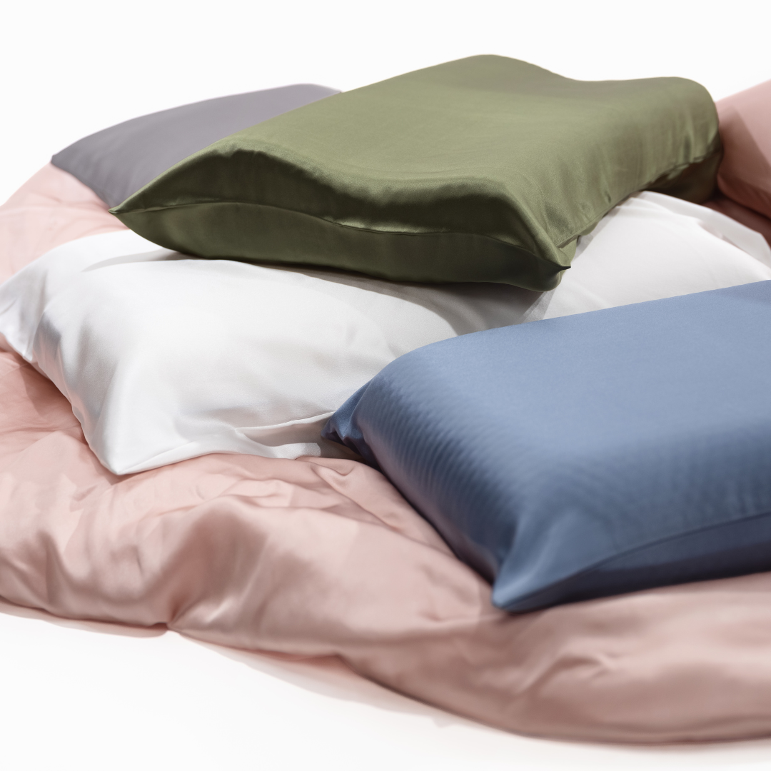 100% Silk Pillowcase - Stone Grey