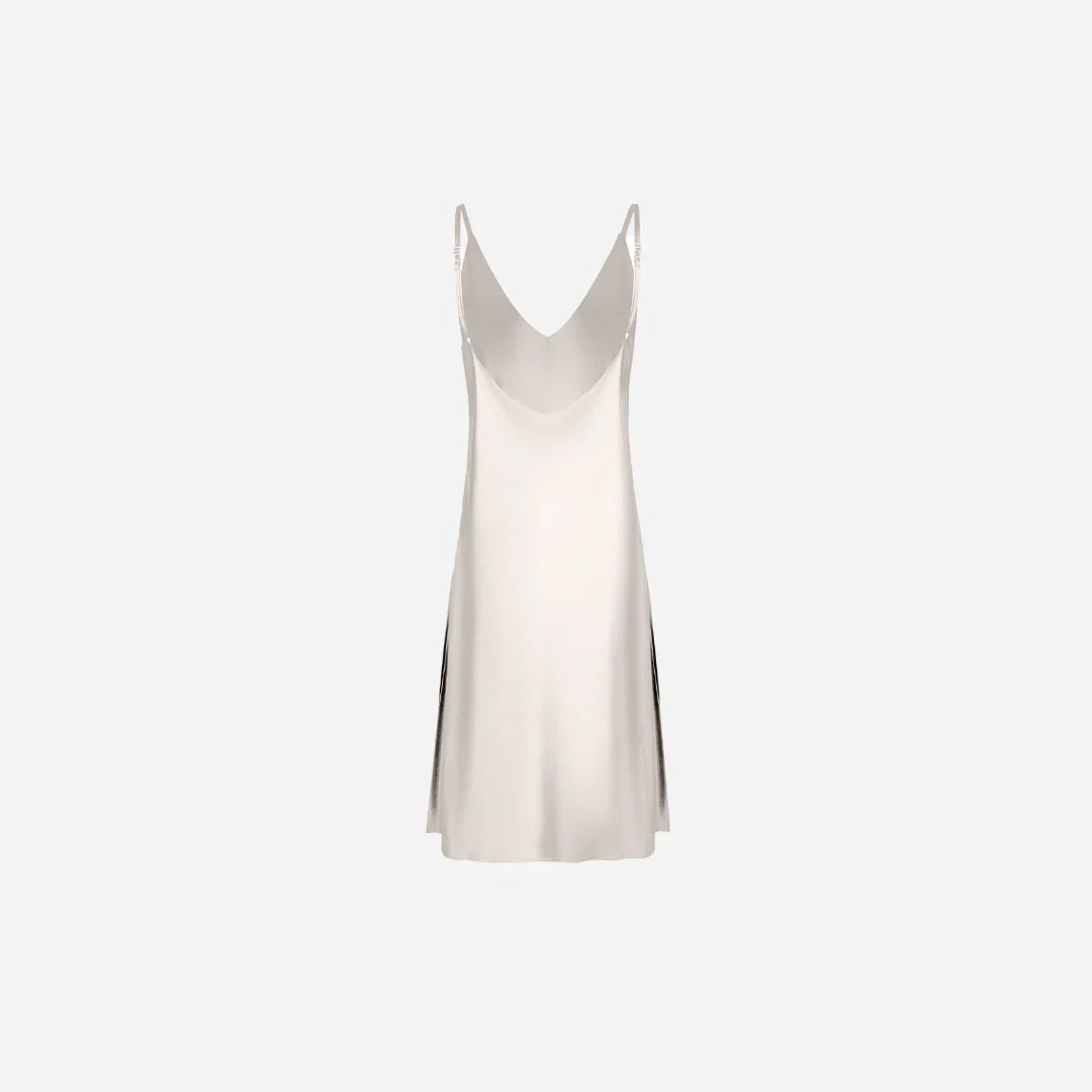Slip Dress Samantha MIDI - Off White