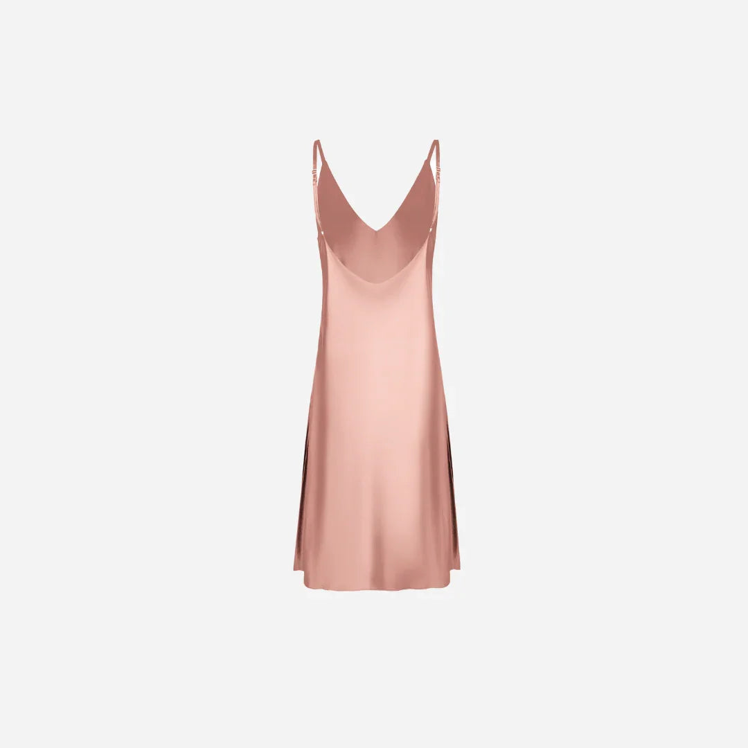 Slip Dress Samantha MIDI - Powder Pink