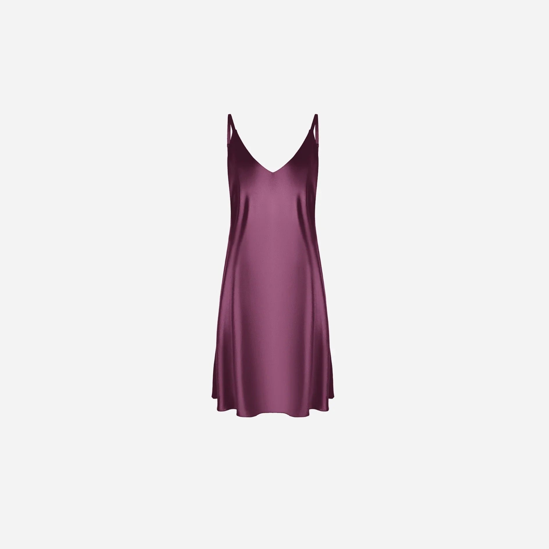 Slip Dress Samantha MINI - Plum