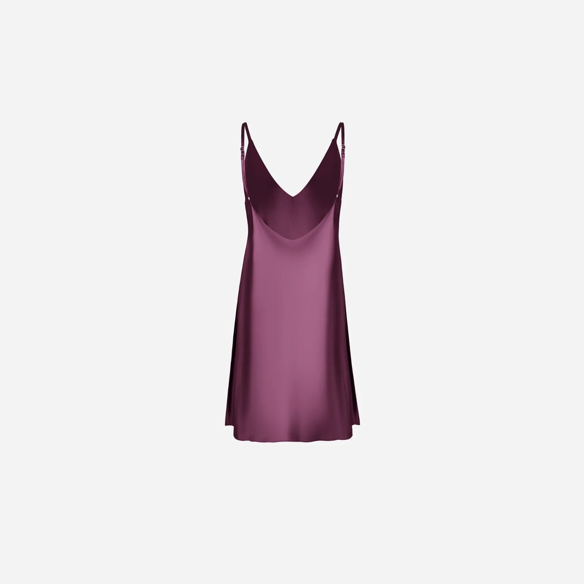 Slip Dress Samantha MINI - Plum