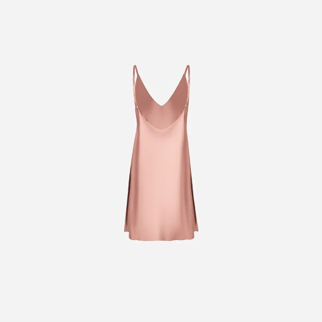 Slip Dress Samantha MINI - Powder Pink