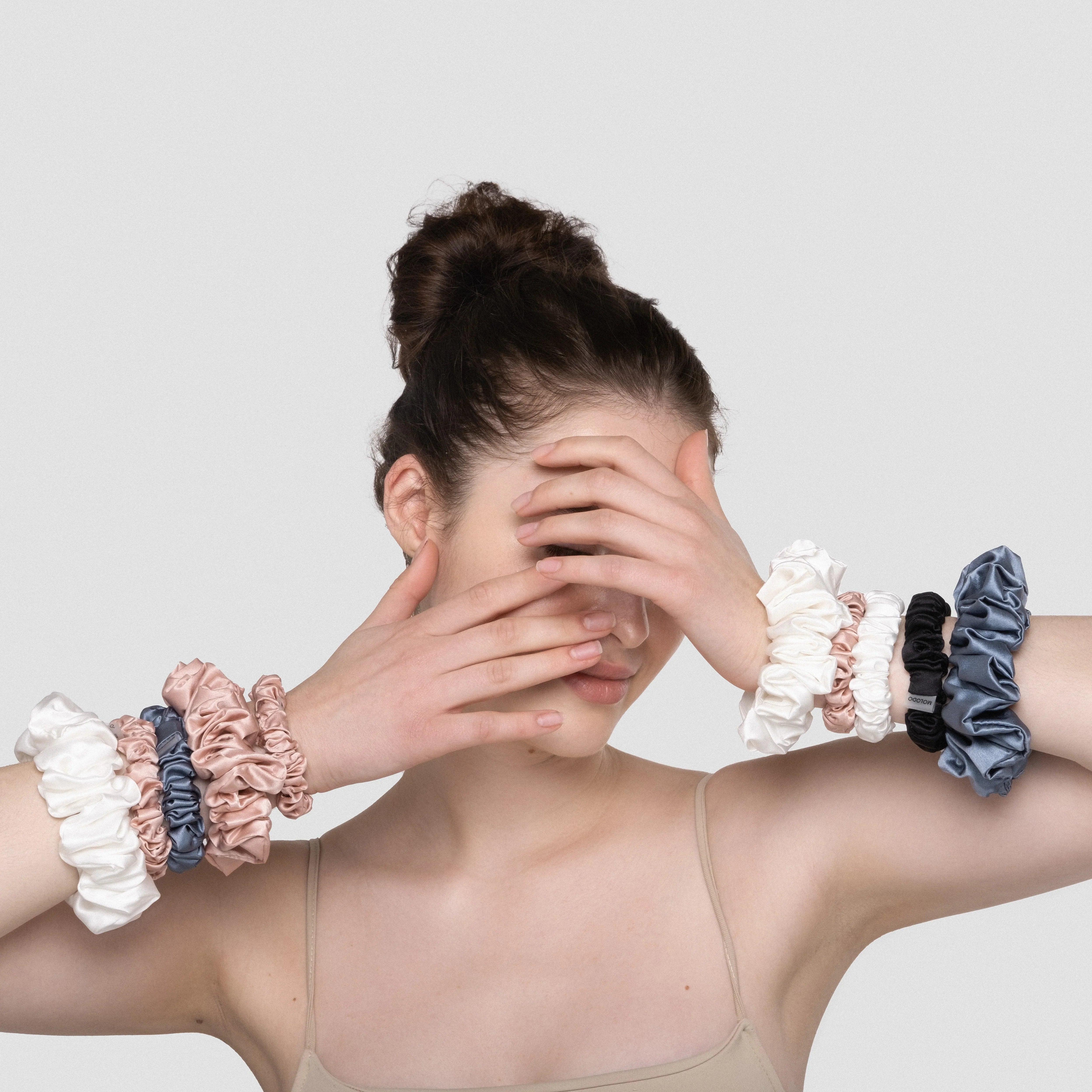 Scrunchies M Set - MOLODO Blue