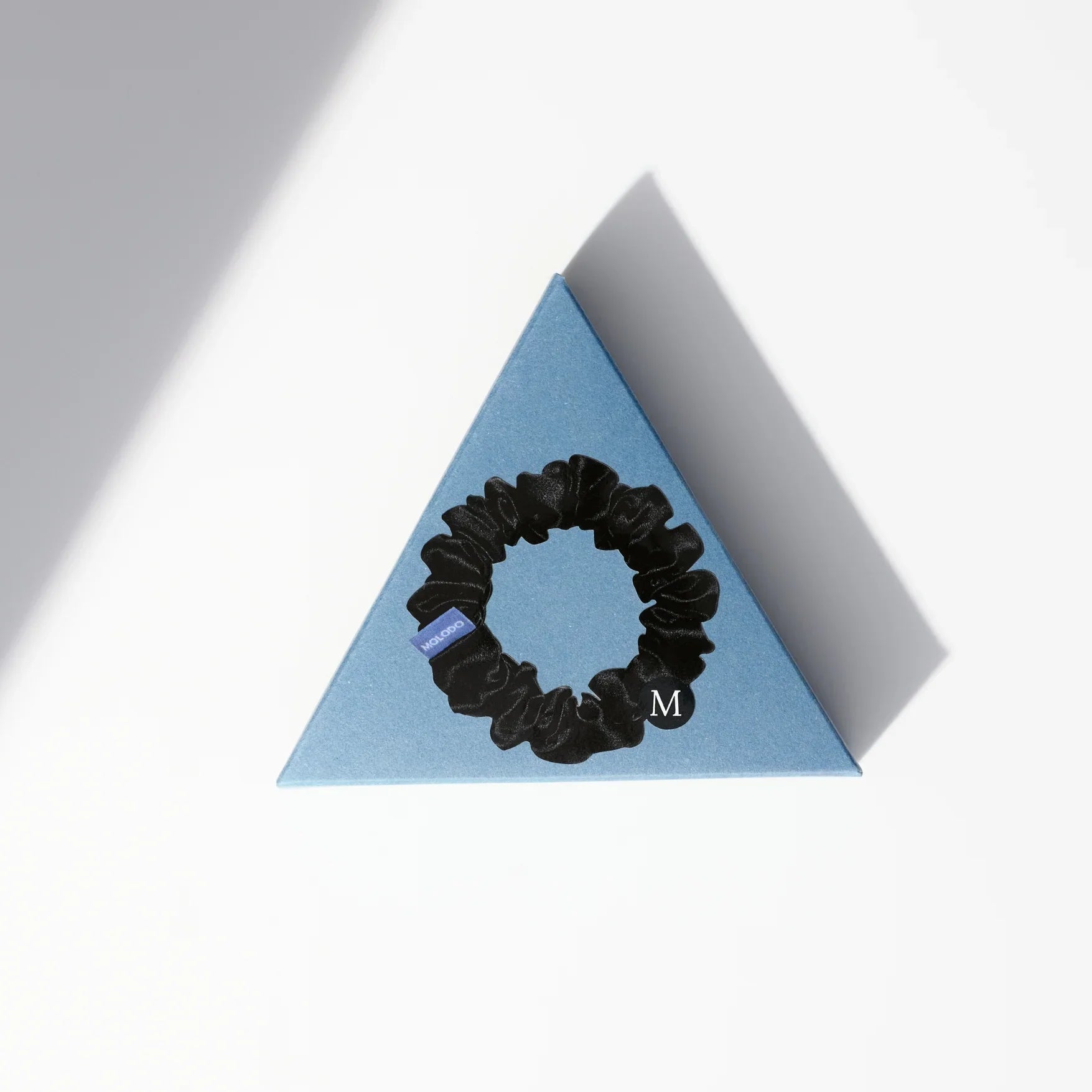 Silk Scrunchie M - Black