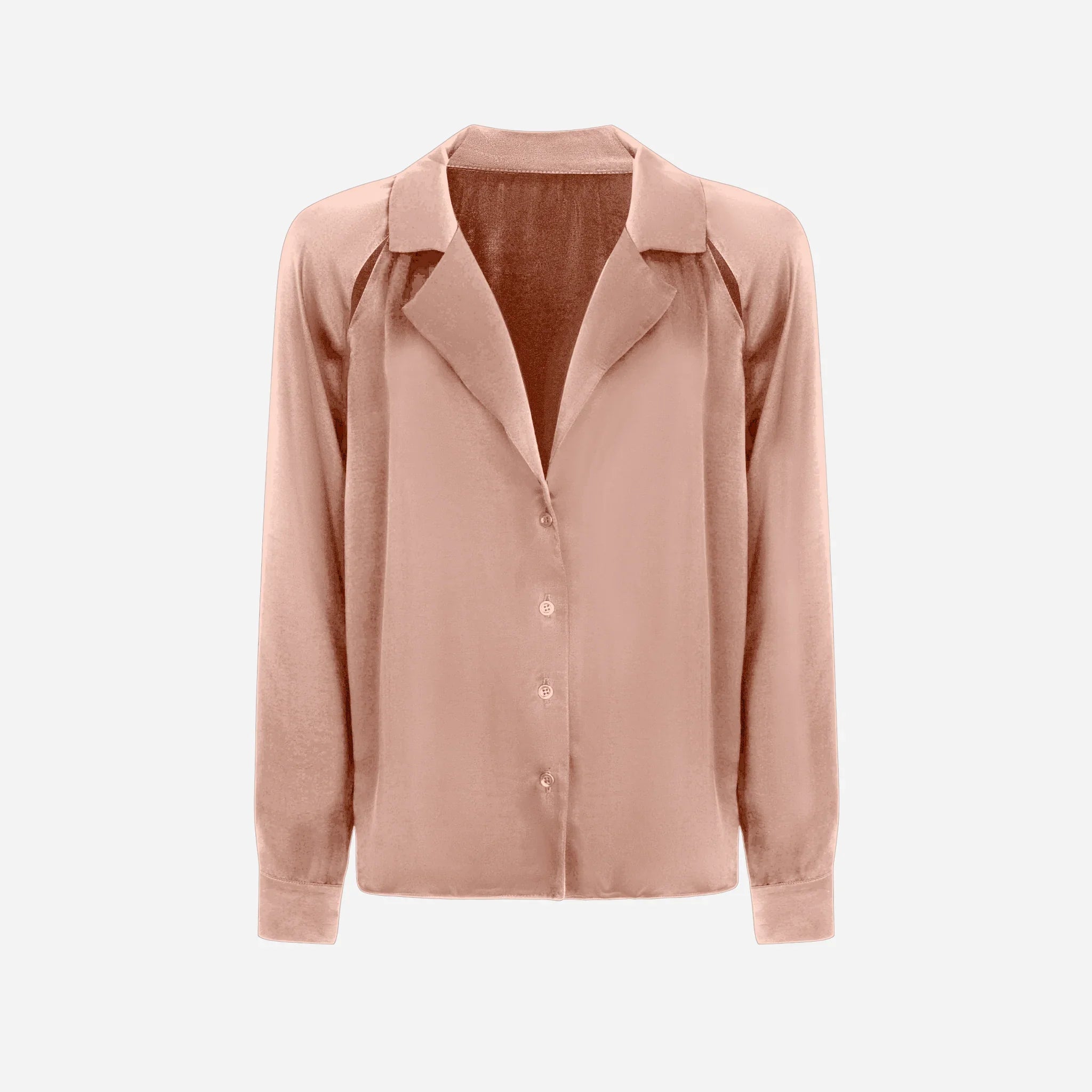 Shirt with cut-out details BASE 1.0 - Powder Pink