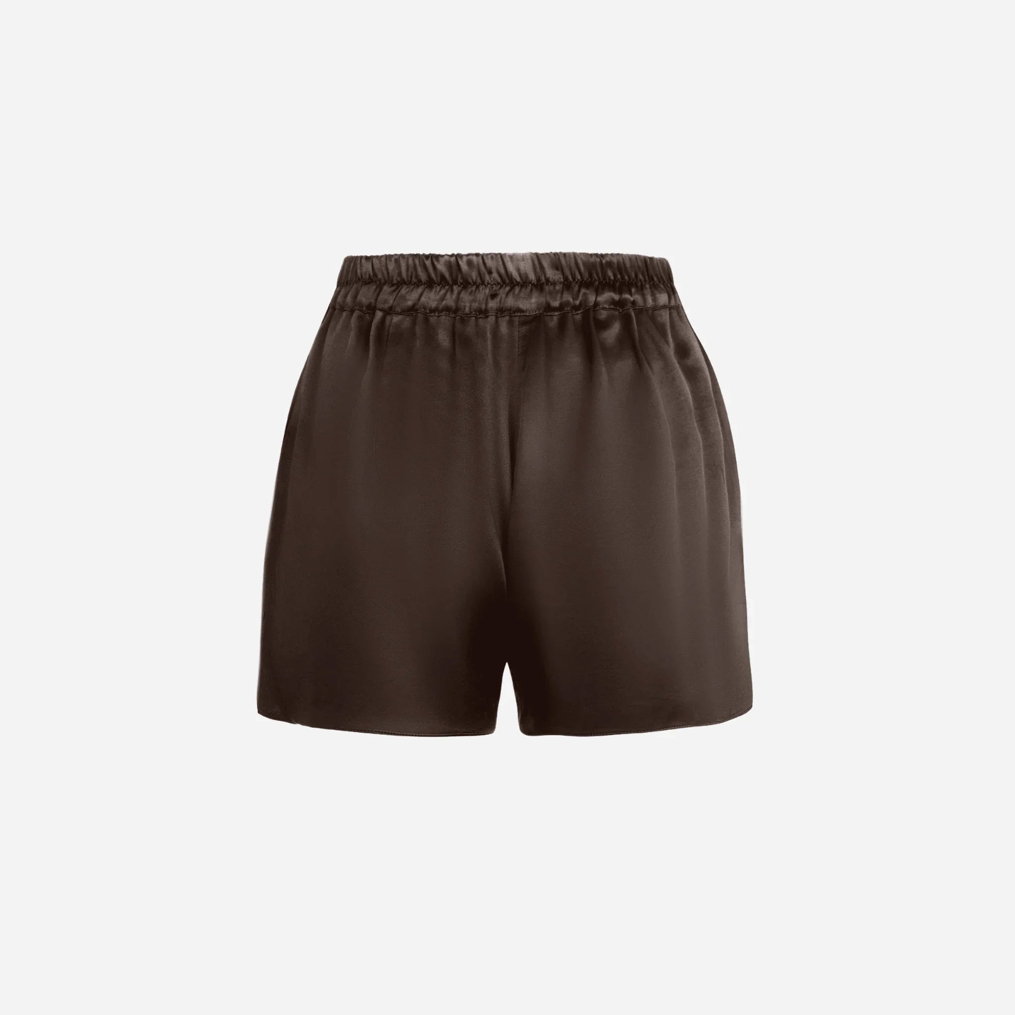 Shorts with high waist BABE - Brown