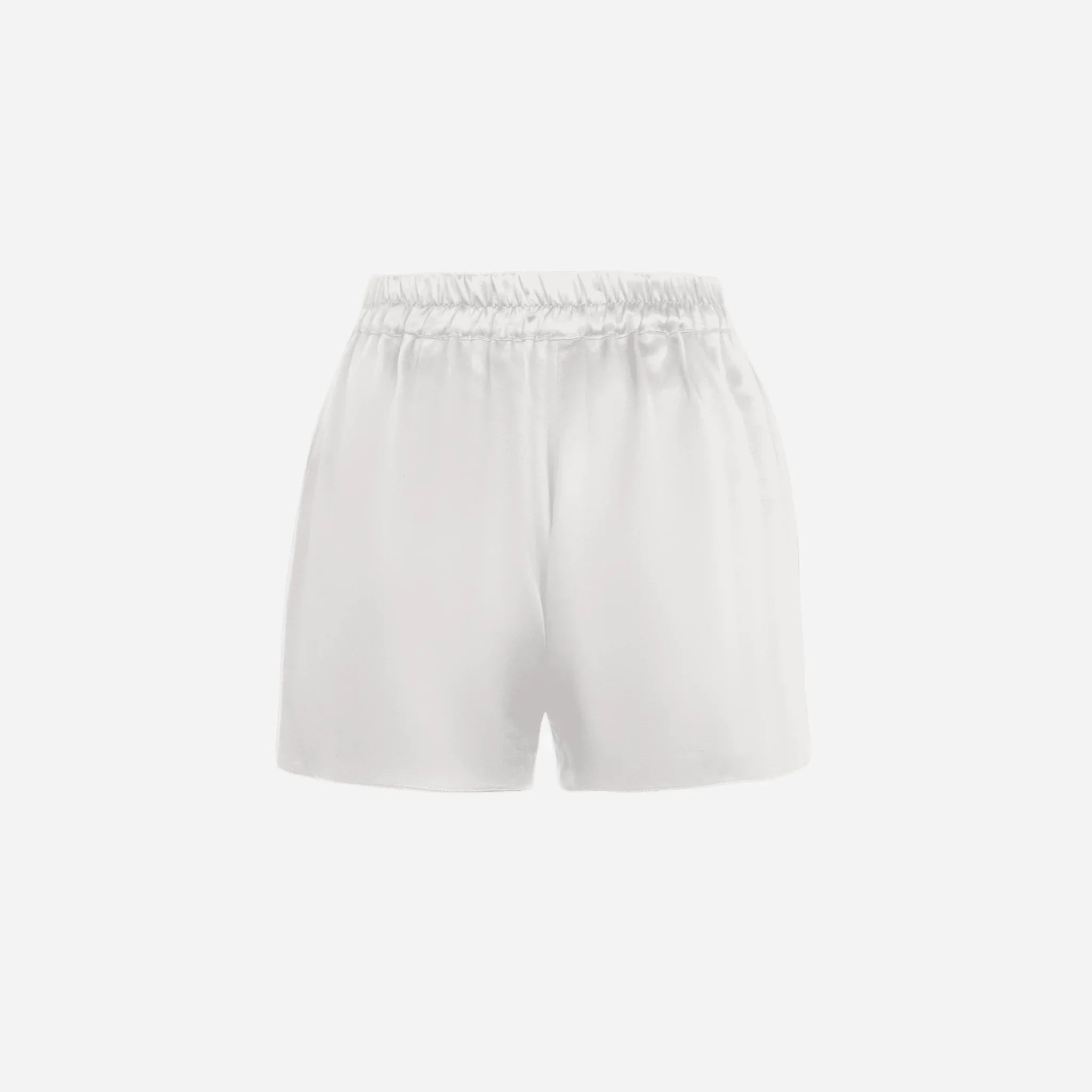Shorts with high waist BABE - Off White