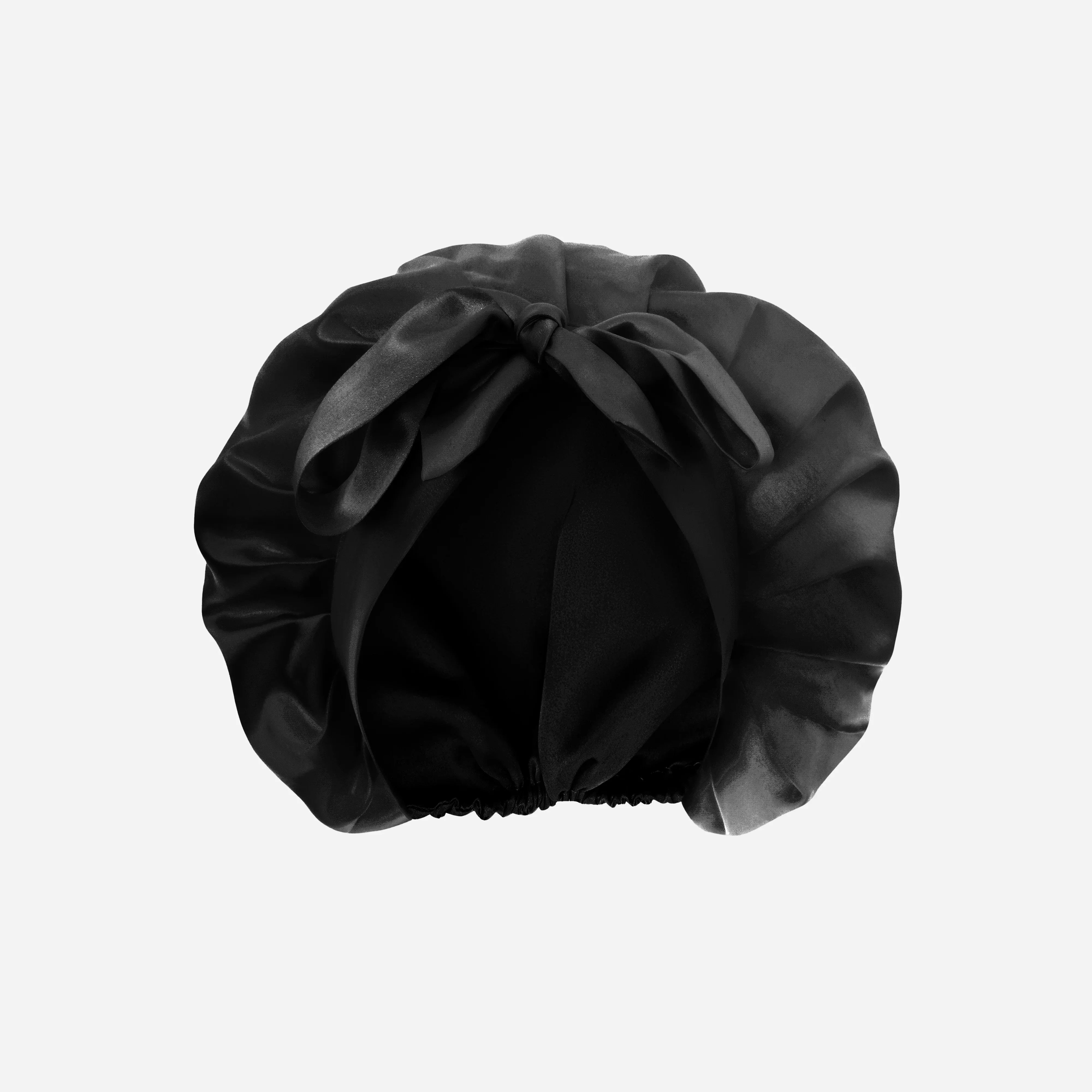 Silk Night Cap - Black