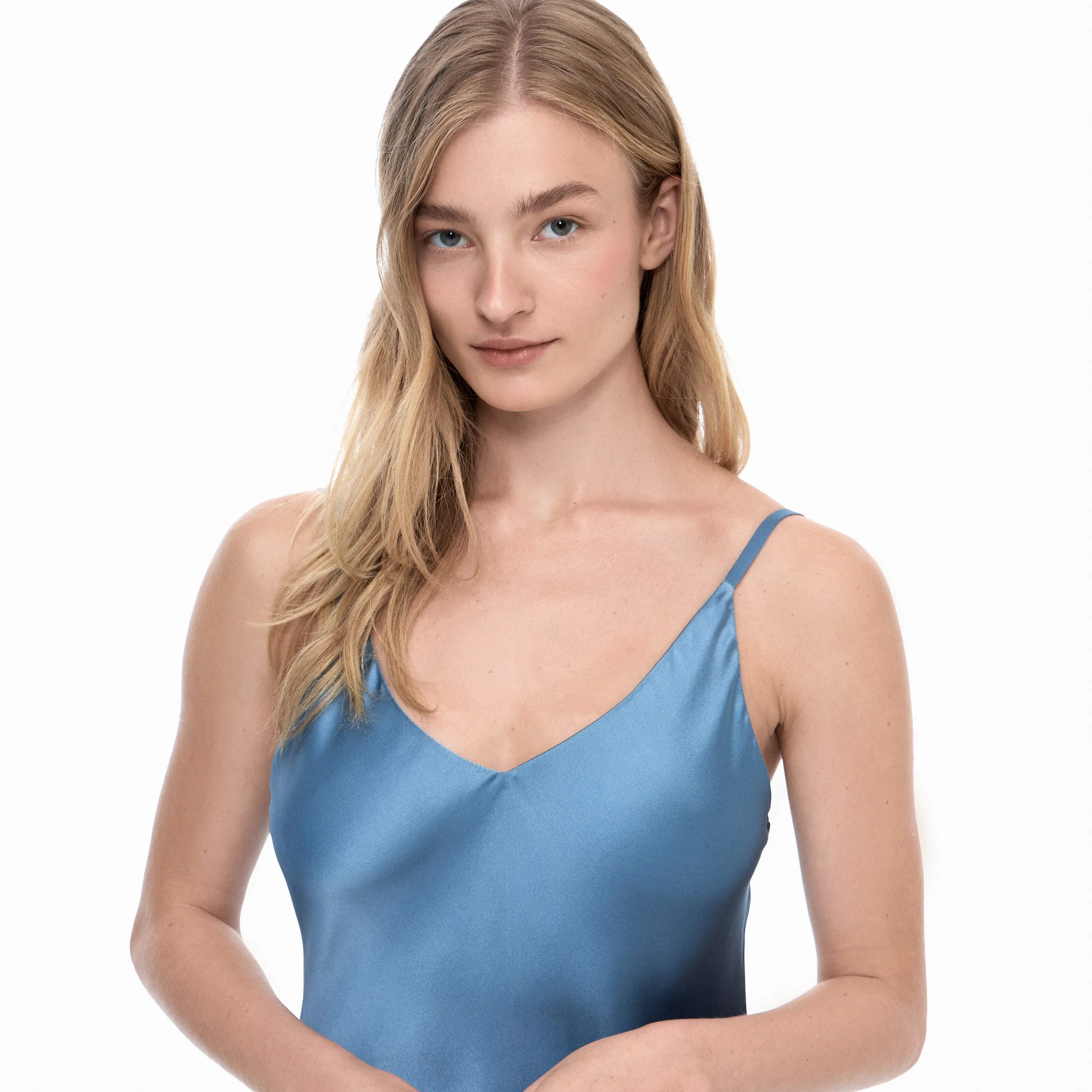 Slip Dress Samantha MINI - MOLODO Blue