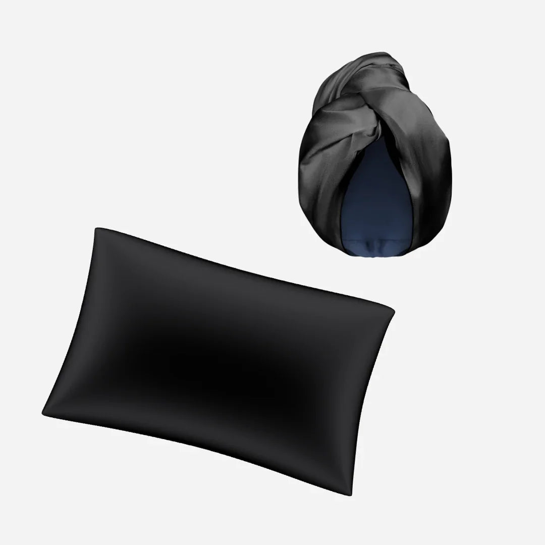Silk for Hair Set - Black