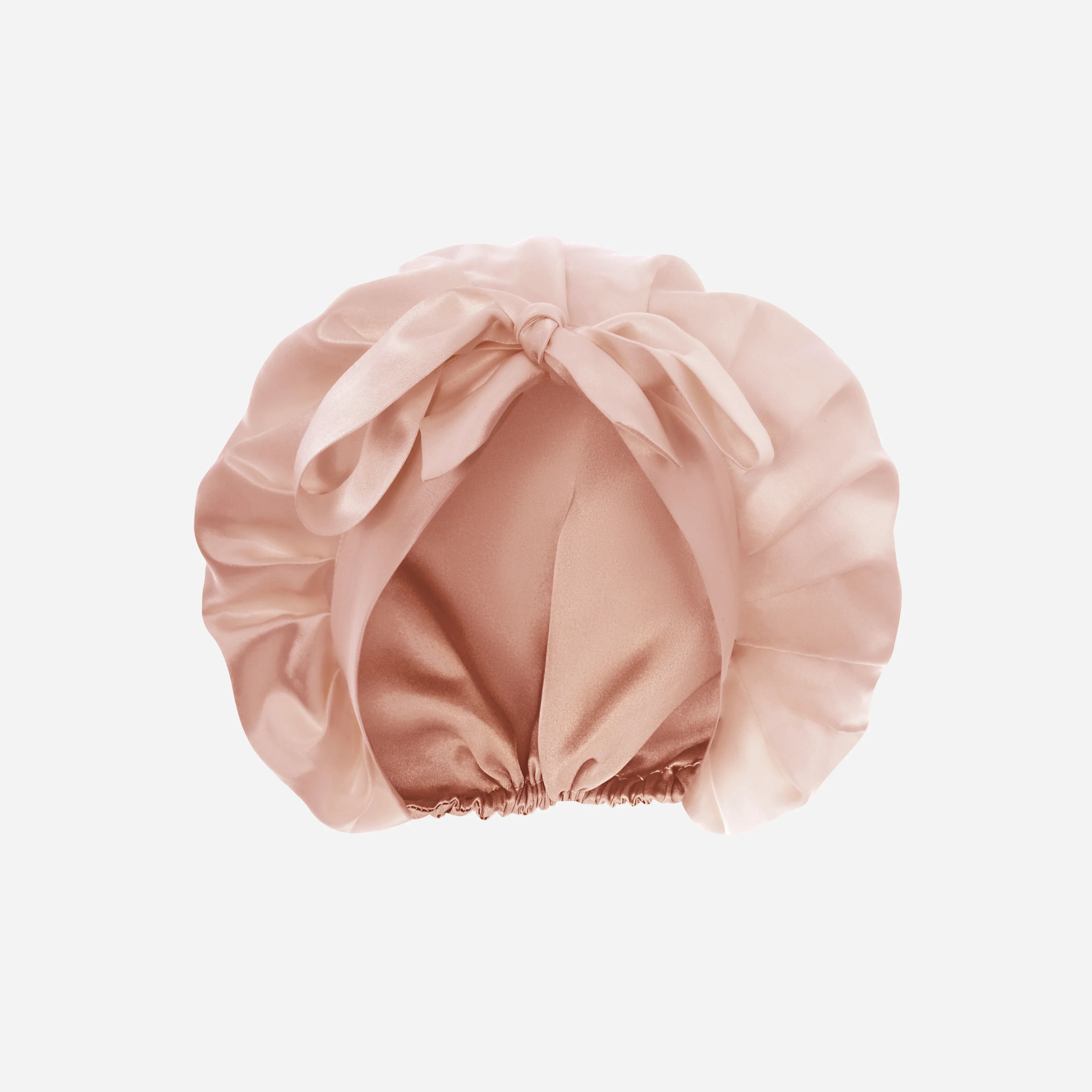 Silk Night Cap - Powder Pink