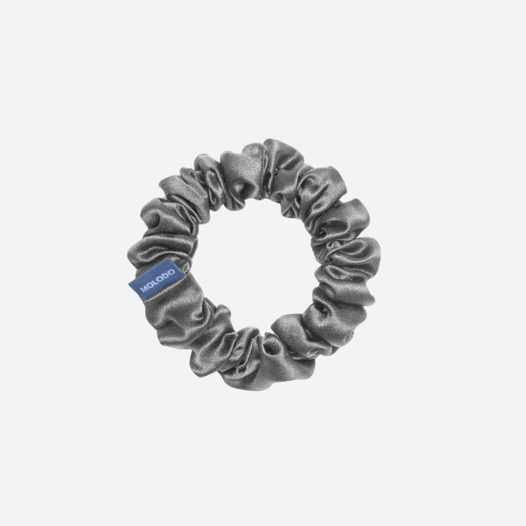 Silk Scrunchie MIDI - Stone Grey