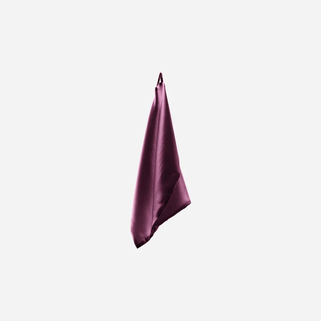 Silk Face Towel 40*40cm - Plum