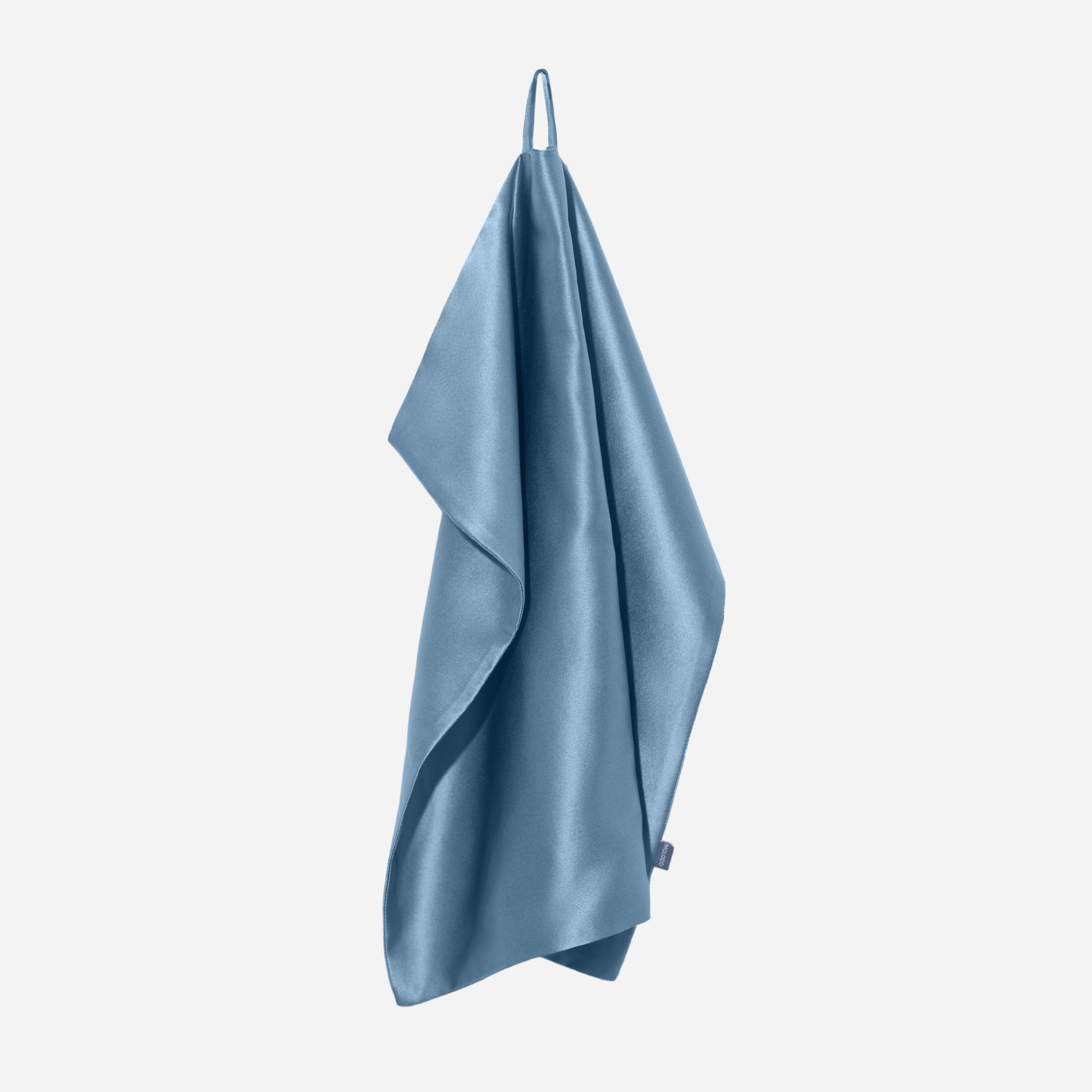 Шовковий рушник для обличчя 40*40см - MOLODO Blue