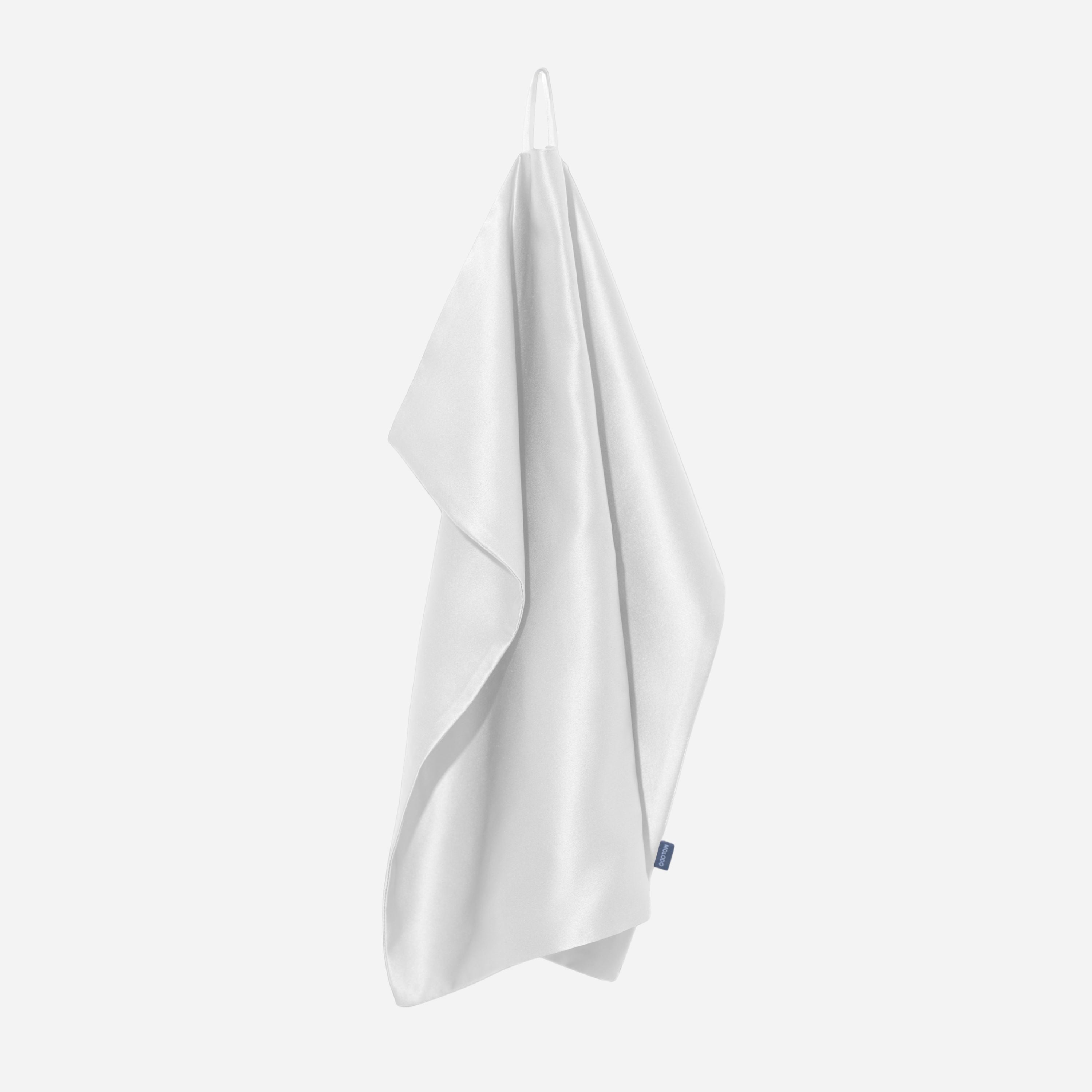 Шовковий рушник для обличчя 40*40 см - Молочний