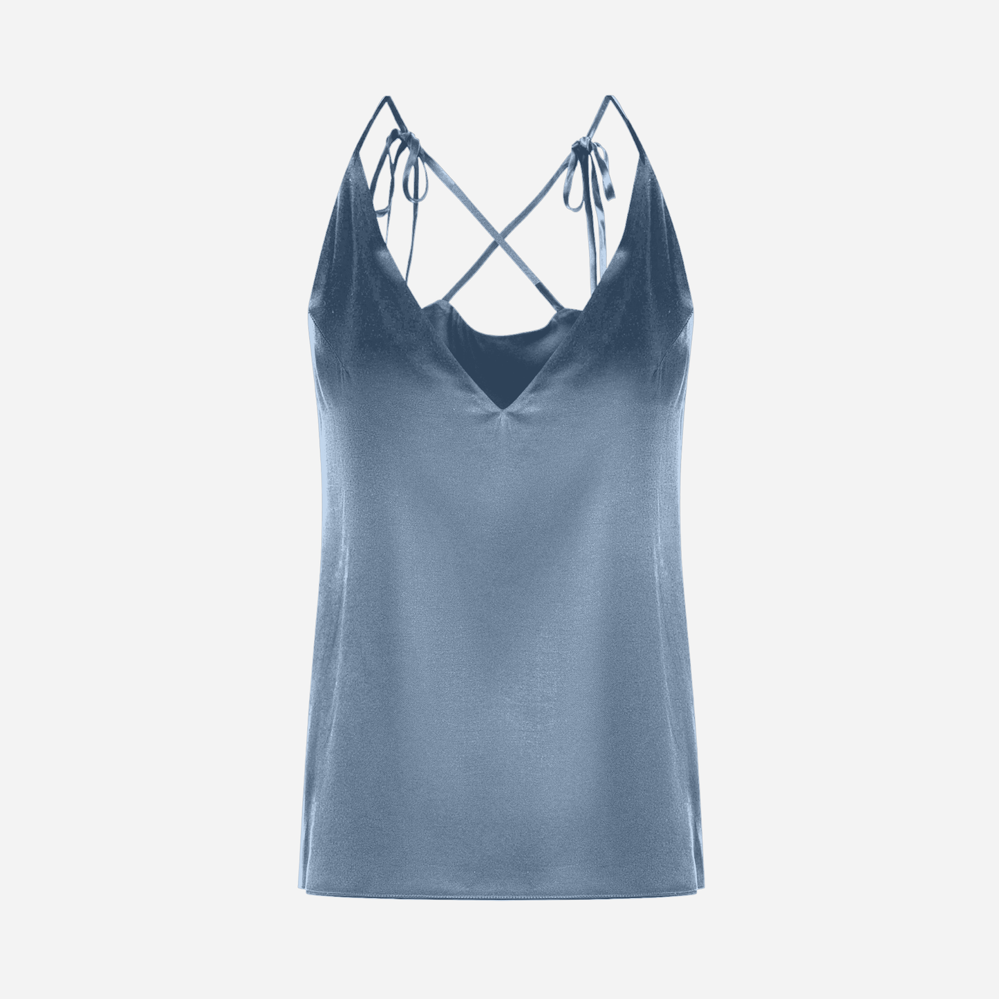 Silk Transformer Top - MOLODO Blue