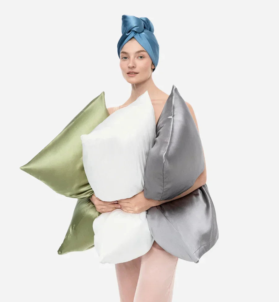 Silk Pillowcase Set (2pcs) - Off White