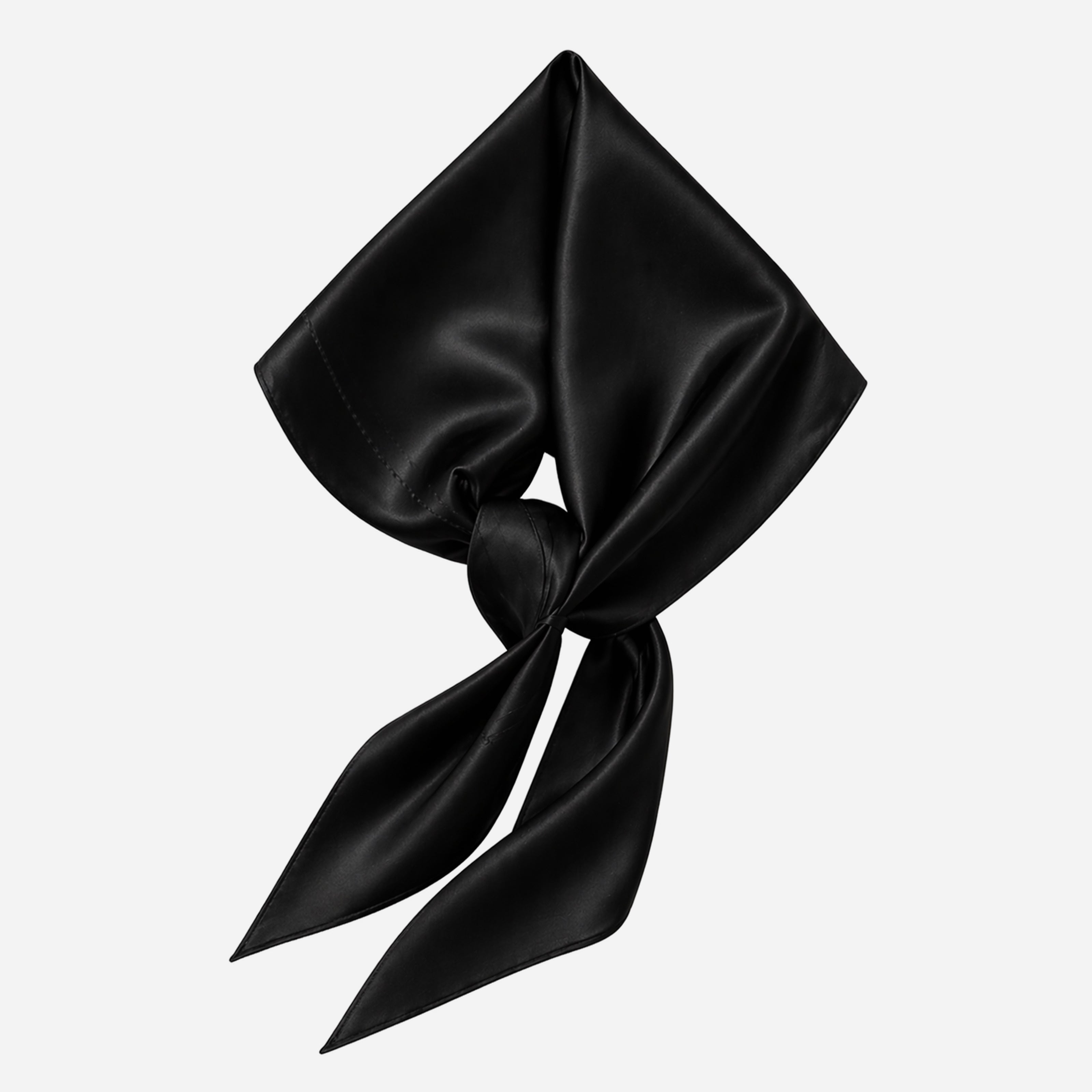 Pure Silk Scarf - Black